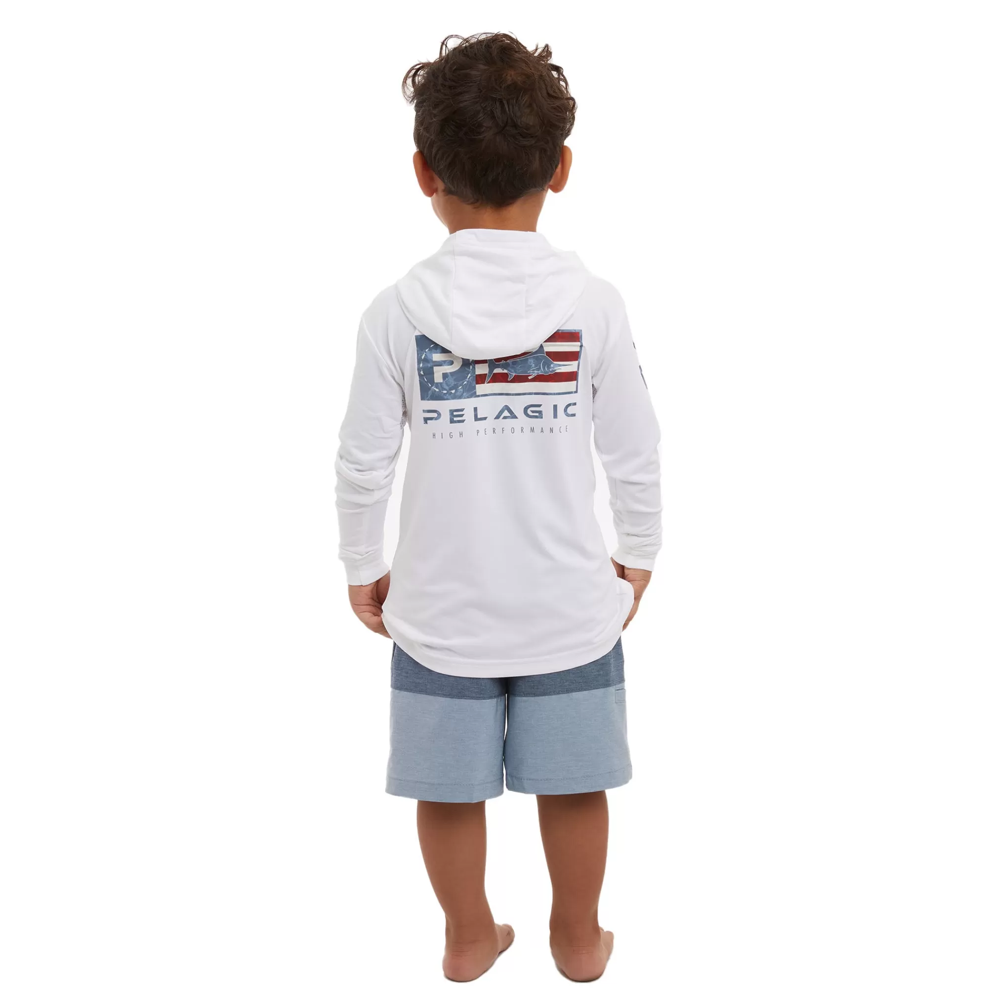 Pelagic Kids 3T - 5T>Americamo Kid's Aquatek Icon White