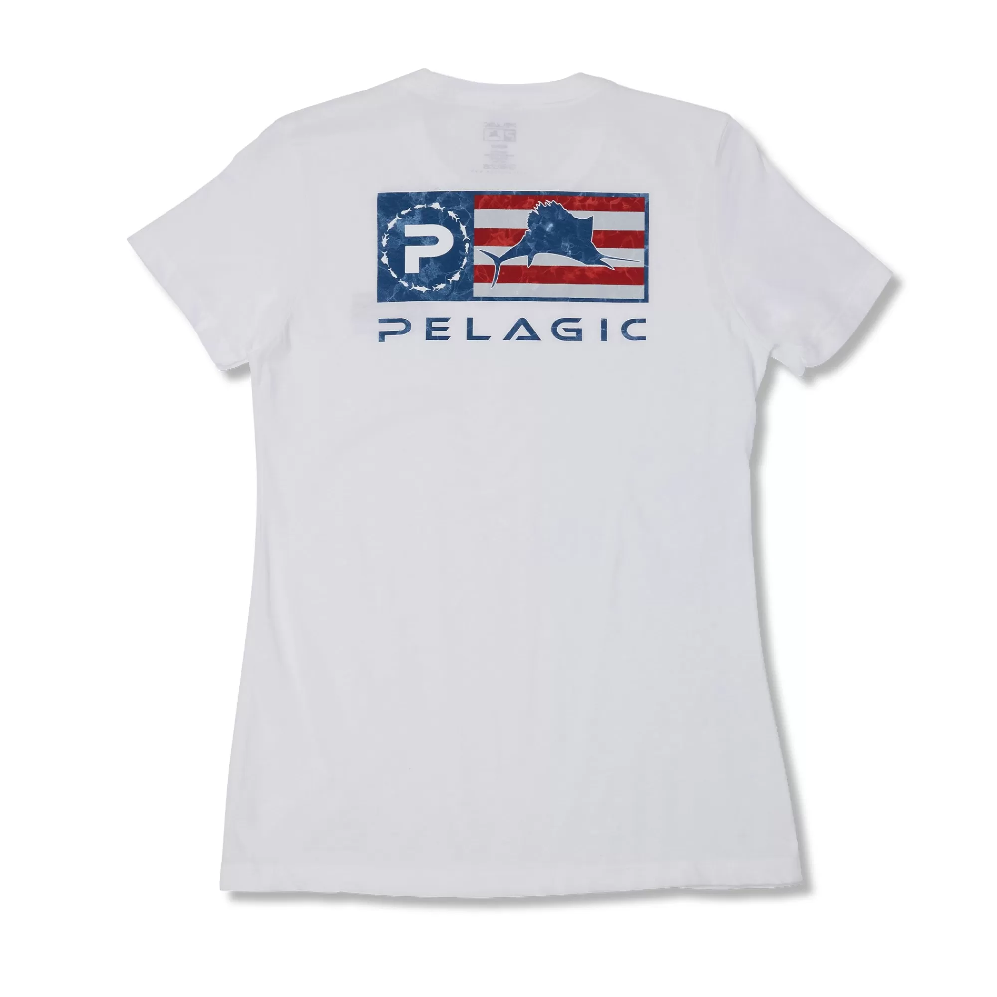 Pelagic T-Shirts & Tank Tops>Americamo Ws Americamo Icon White