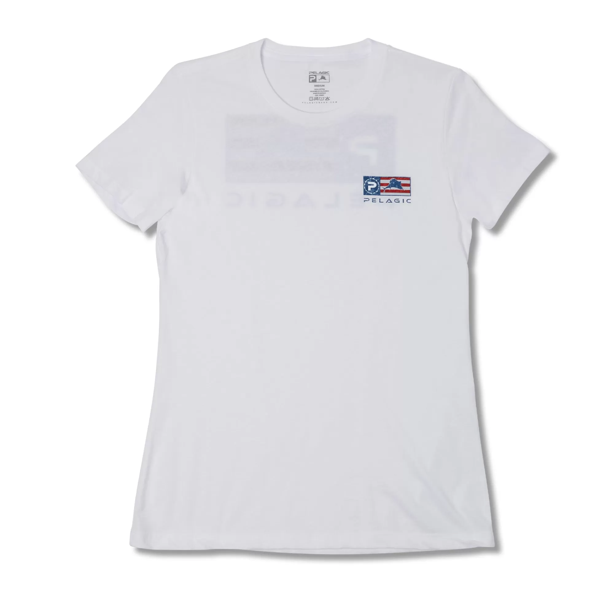 Pelagic T-Shirts & Tank Tops>Americamo Ws Americamo Icon White