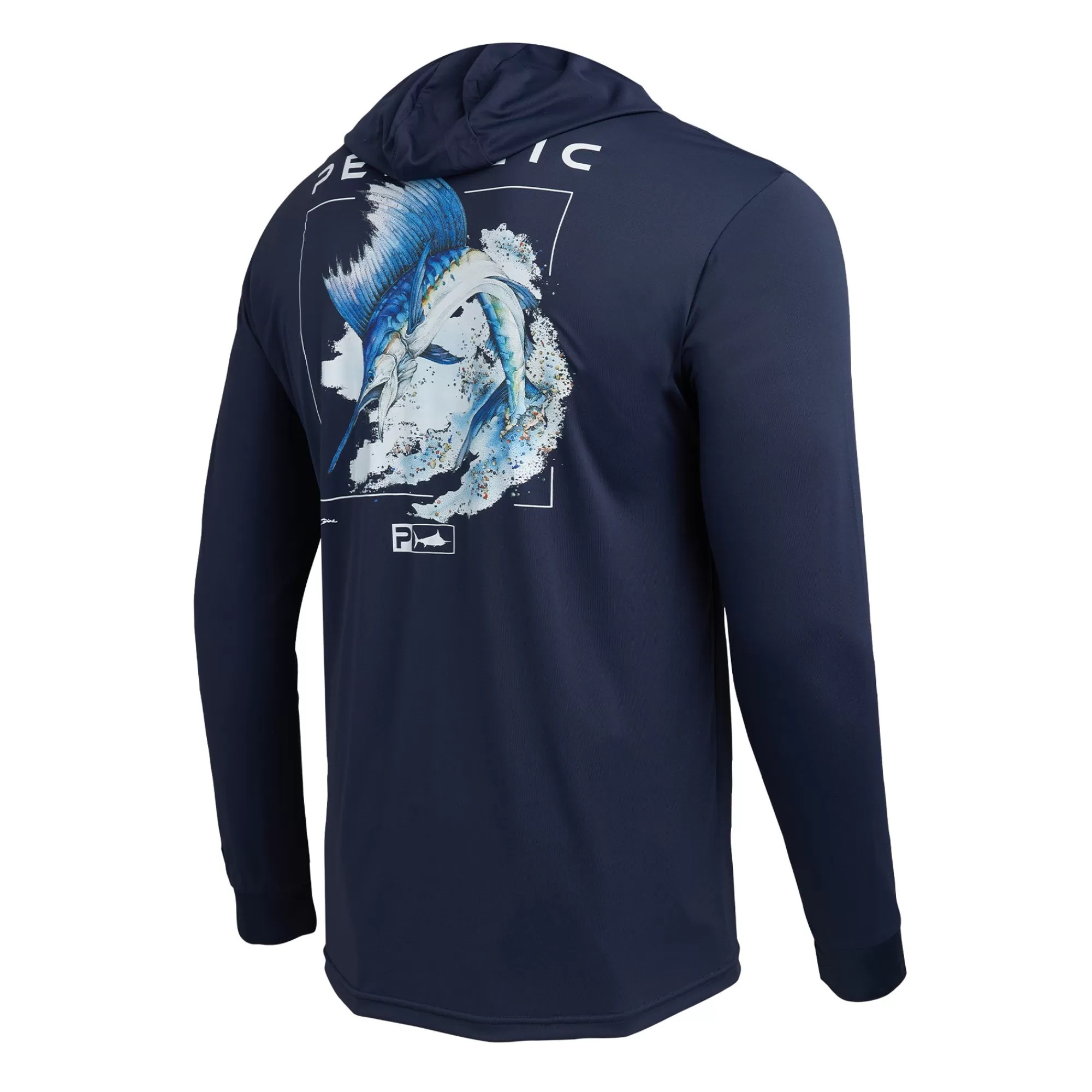 Pelagic Fishing Shirts>Aquatek Goione Sailfish Navy