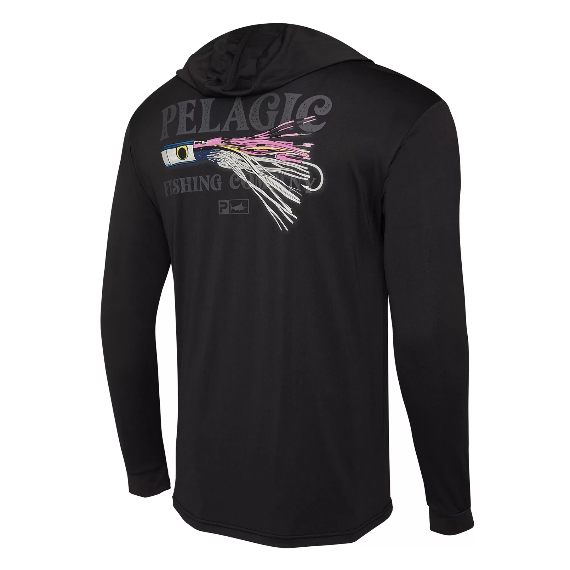 Pelagic Fishing Shirts>Aquatek Lured Black