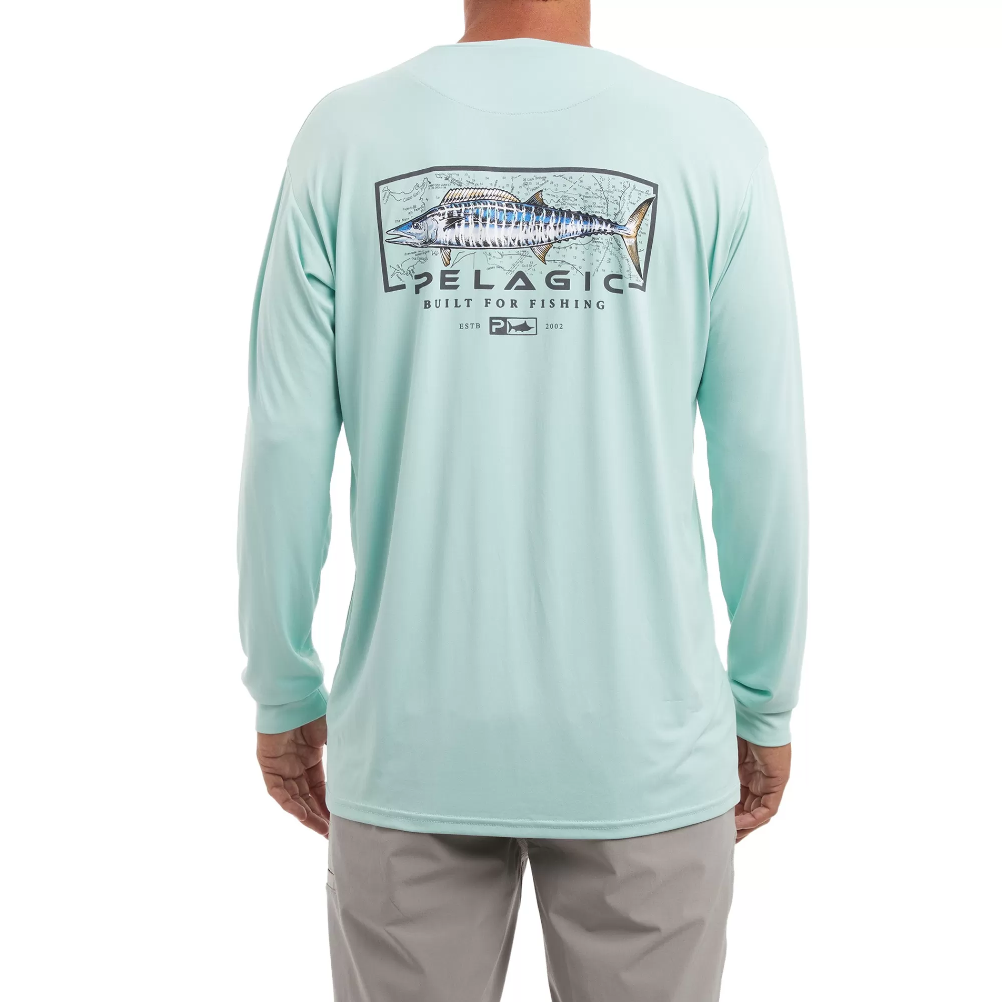 Pelagic Fishing Shirts>Aquatek Wahoo Mind Turquoise