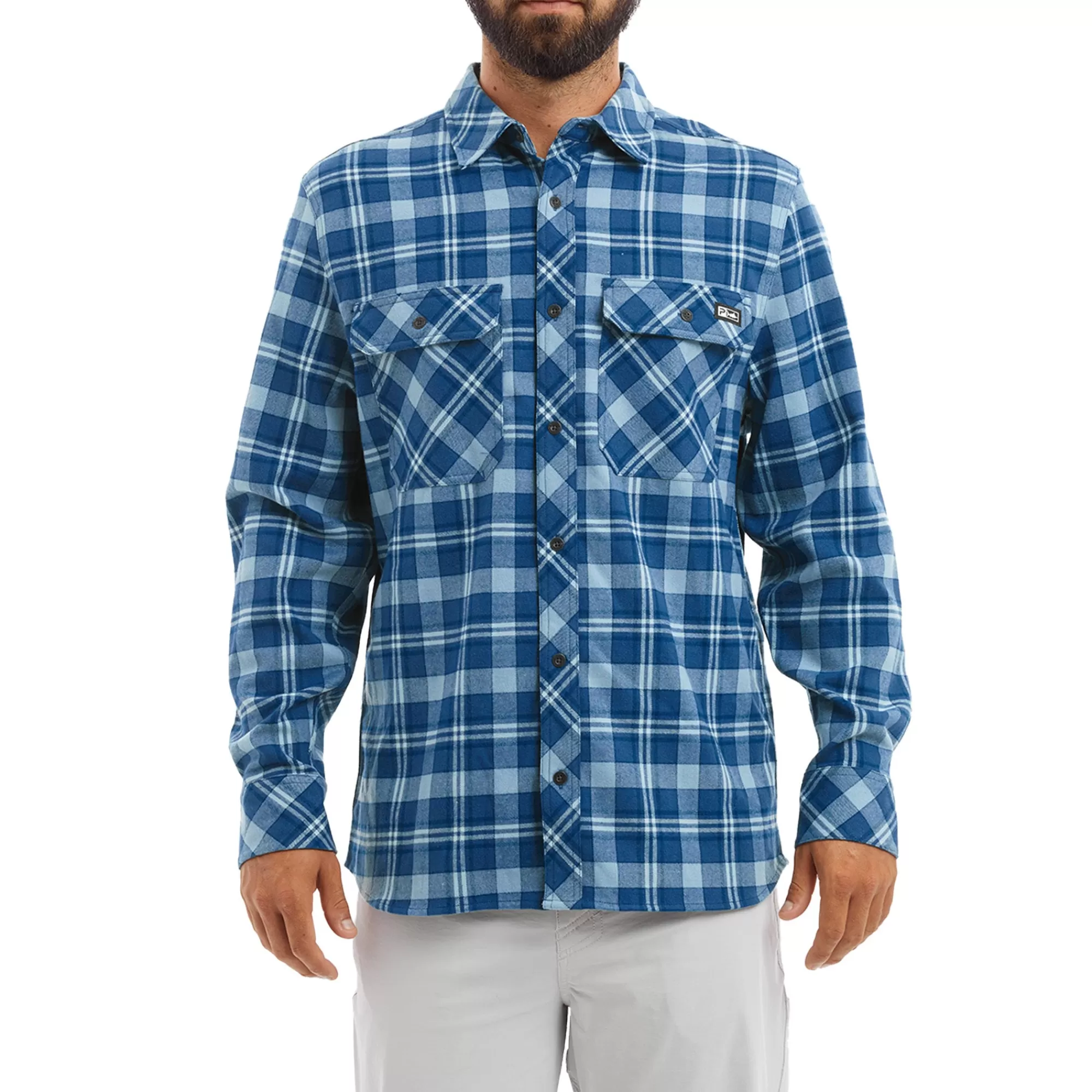 Pelagic Button-Ups>Backlash Smokey Blue