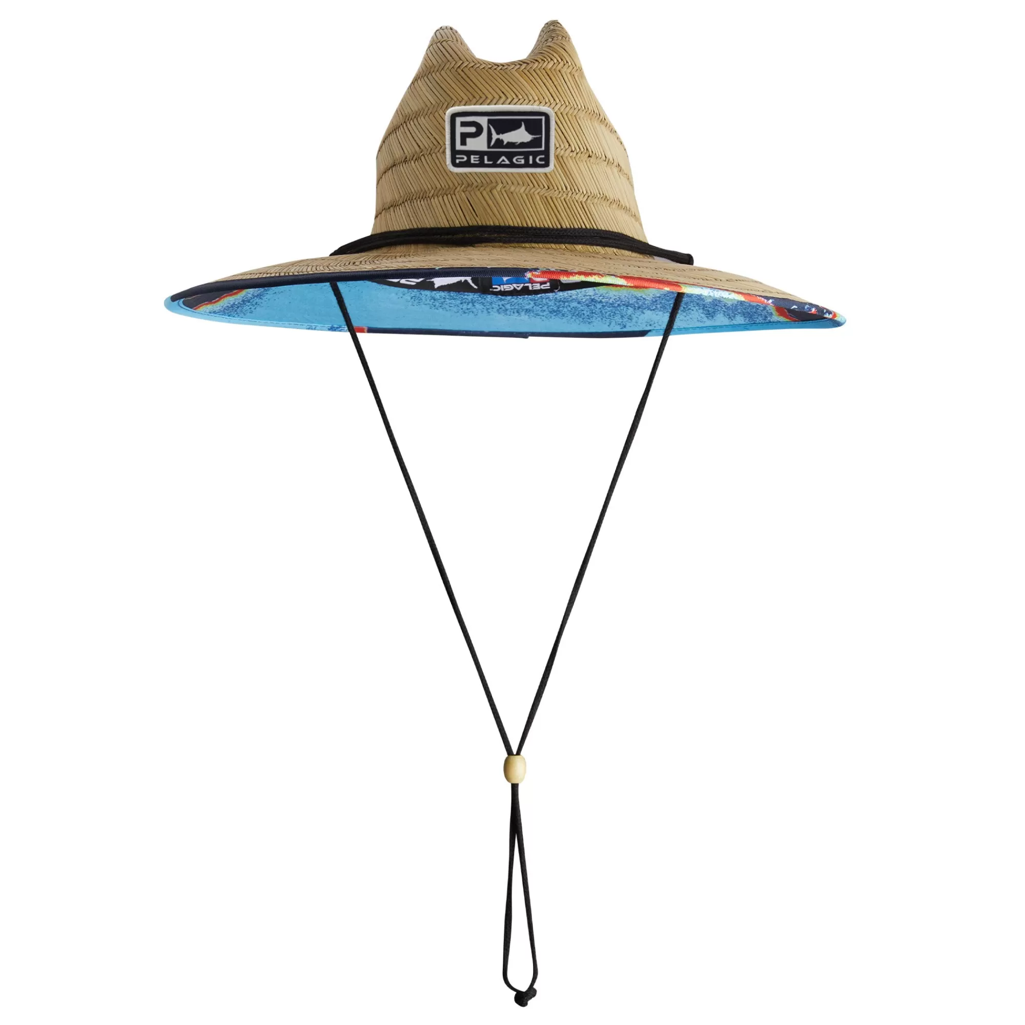 Pelagic Fishing Hats>Baja Straw Hat Navy