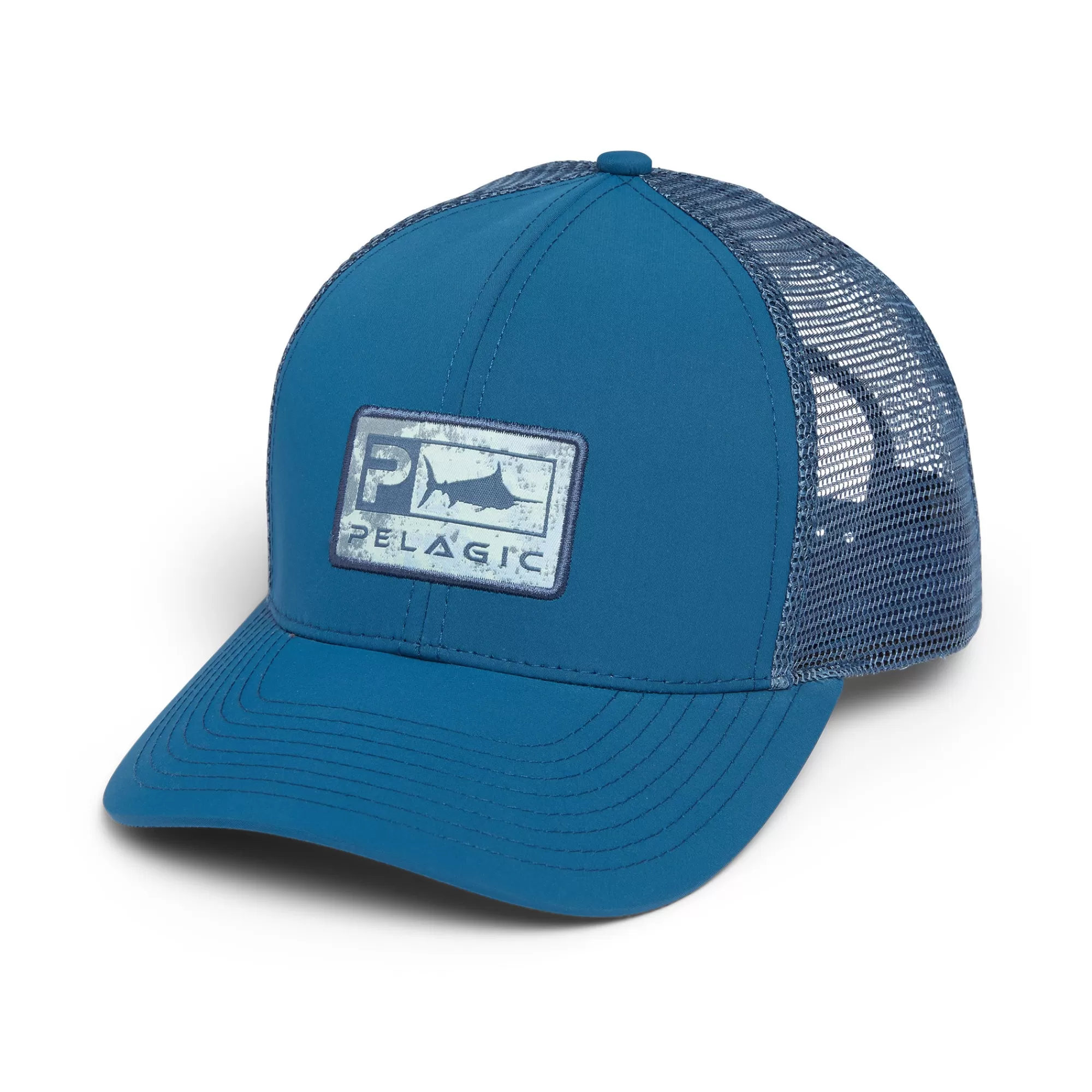 Pelagic Fishing Hats>Deluxe Gyotaku Blue