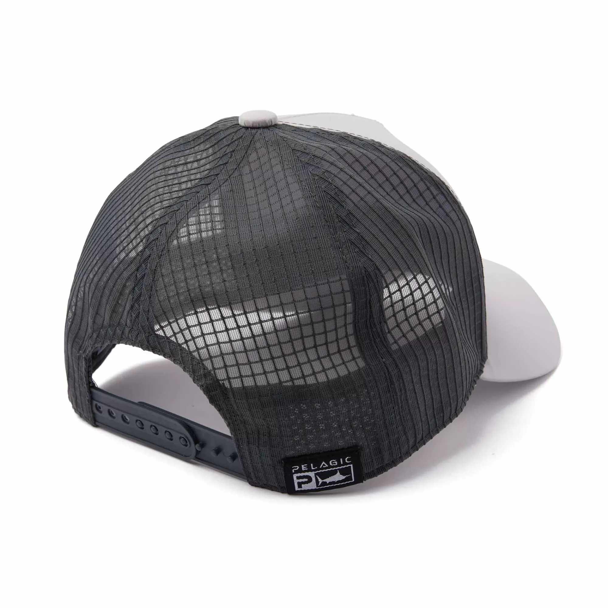 Pelagic Fishing Hats>Echo Icon Light Grey