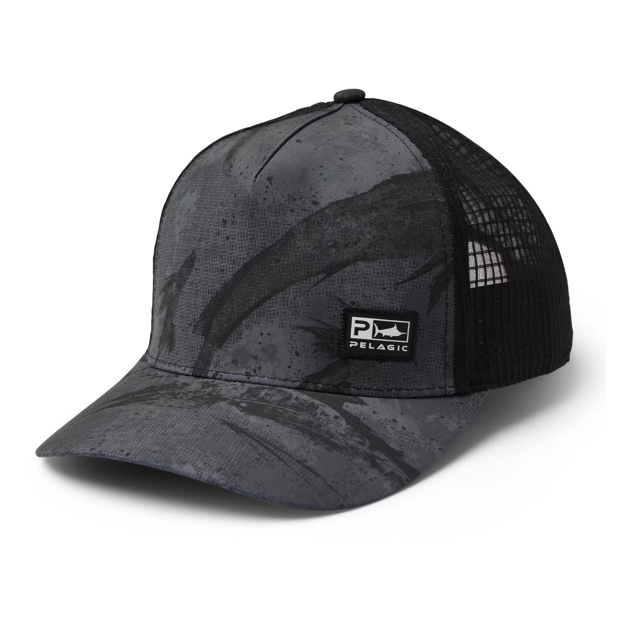 Pelagic Fishing Hats>Echo Open Seas Black / Charcoal