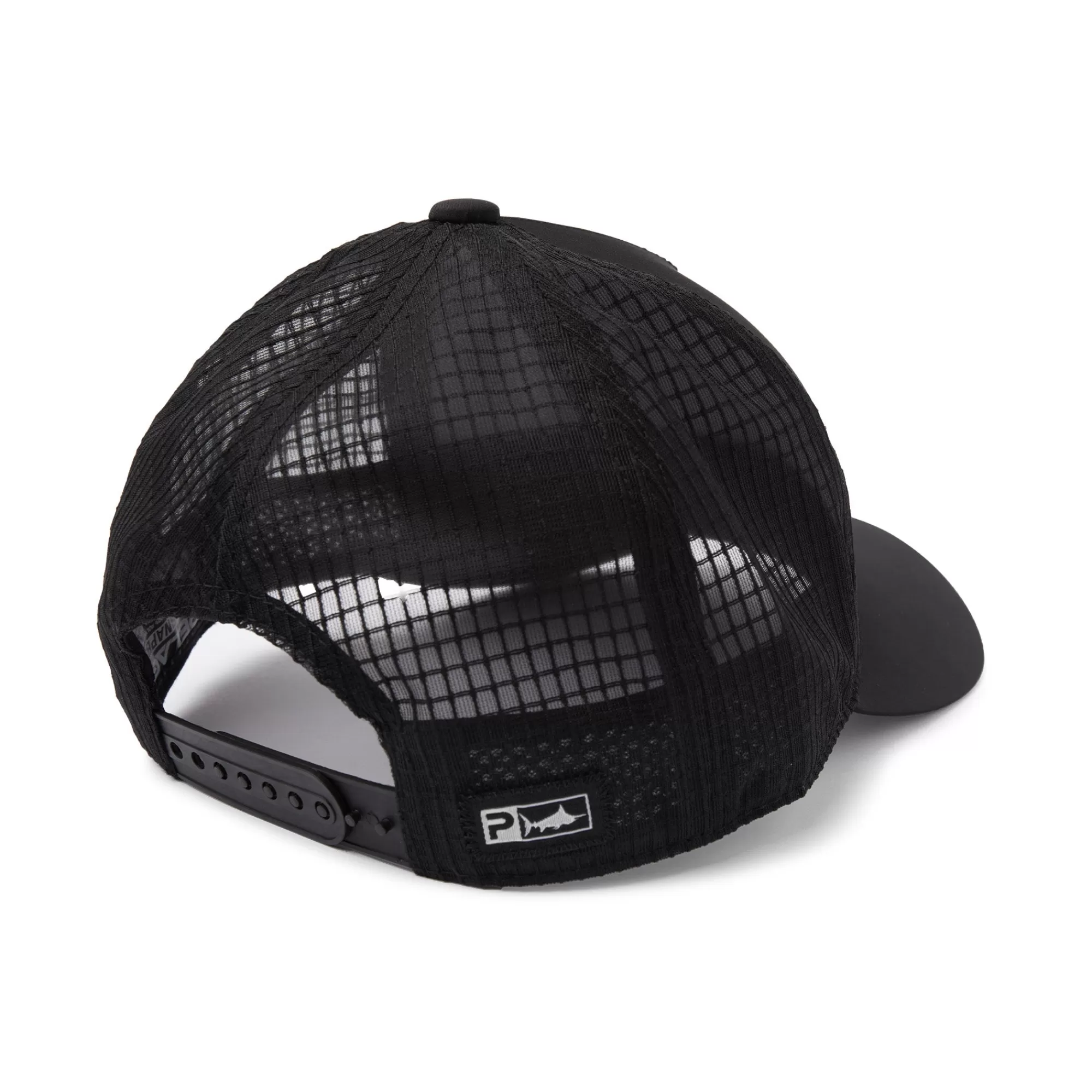 Pelagic Fishing Hats>Echo Tails Up Black