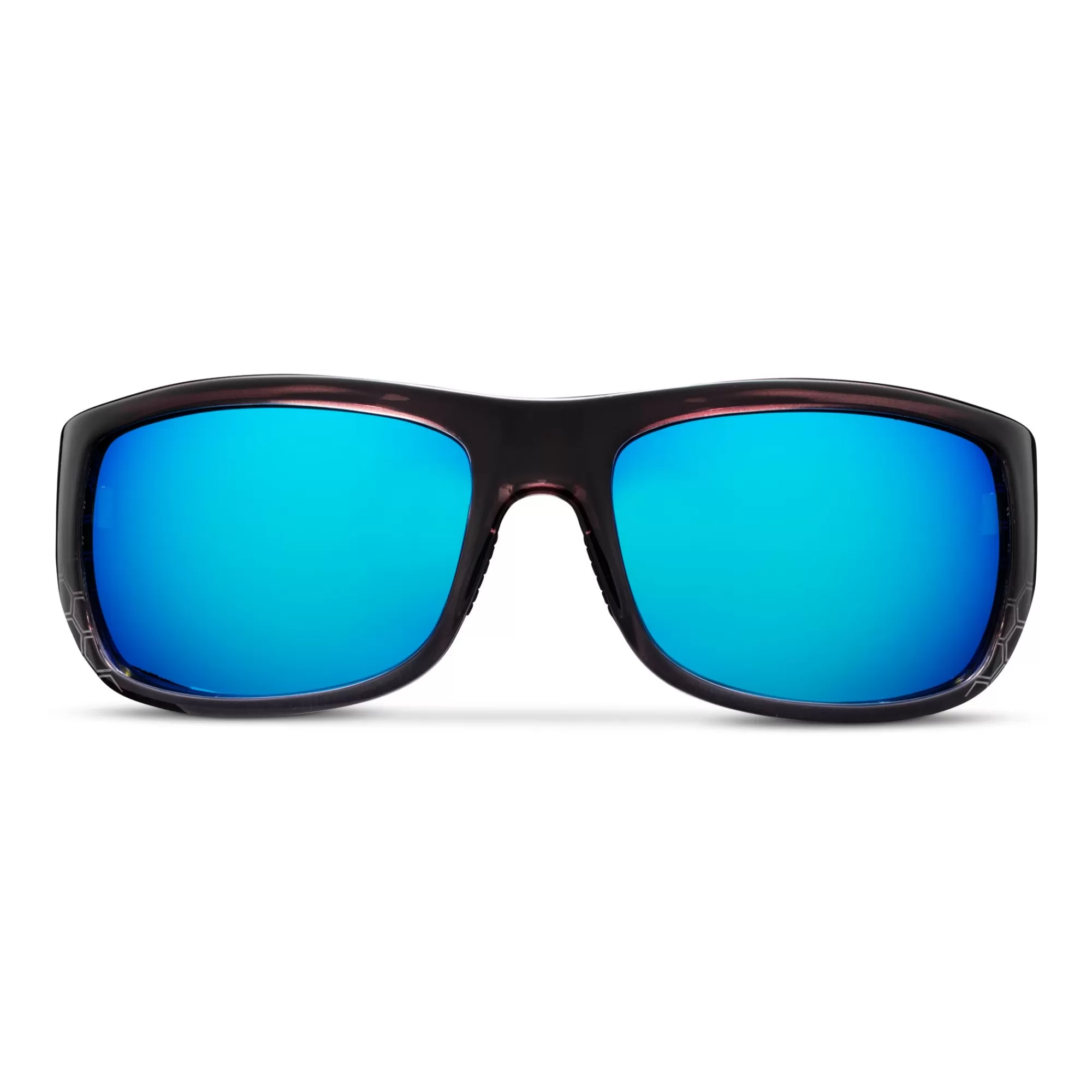 Pelagic Technology>Fish Hook - Polarized Poly Lens Silver Helix - Blue Mirror