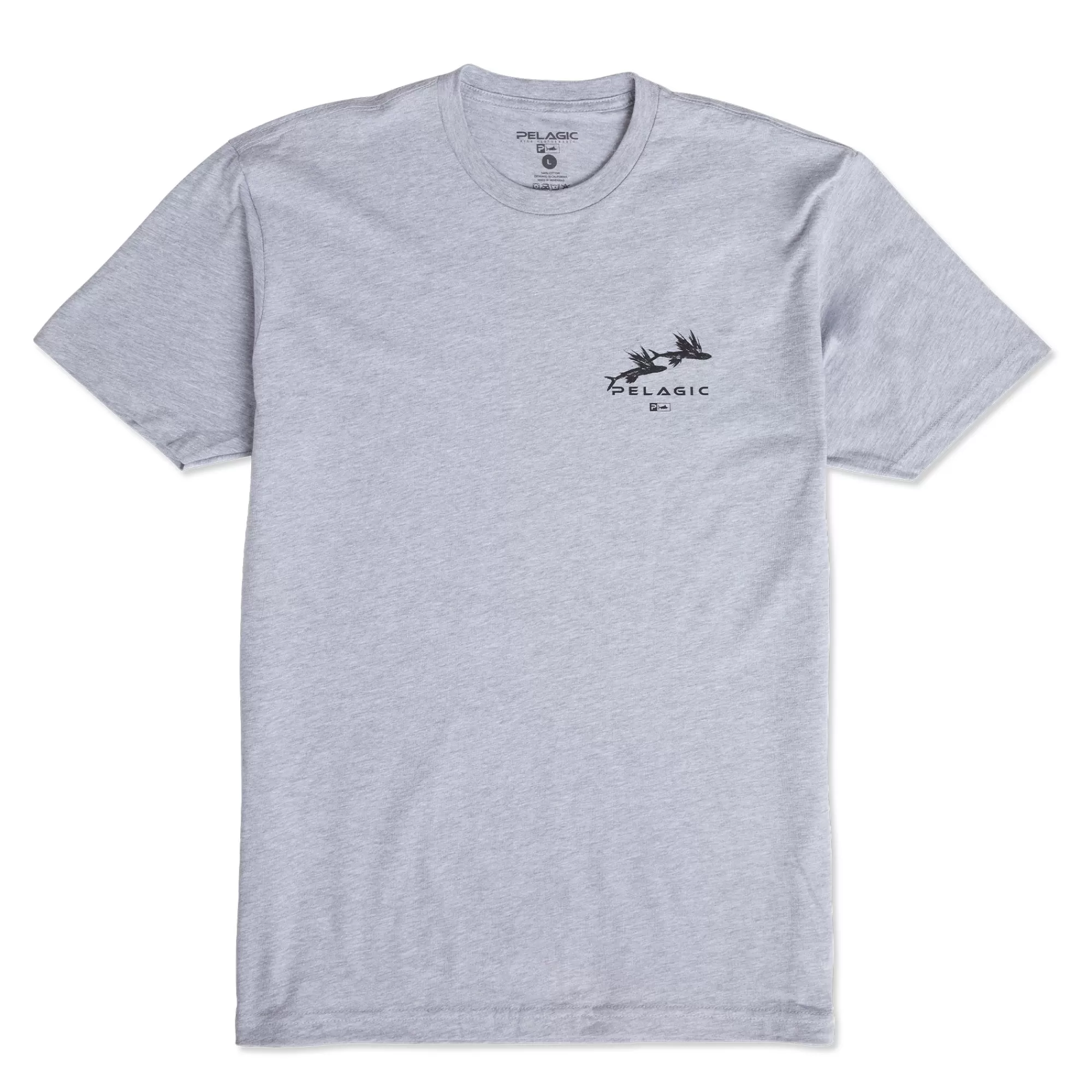 Pelagic Men's Best Sellers>Gyotaku Heather Grey