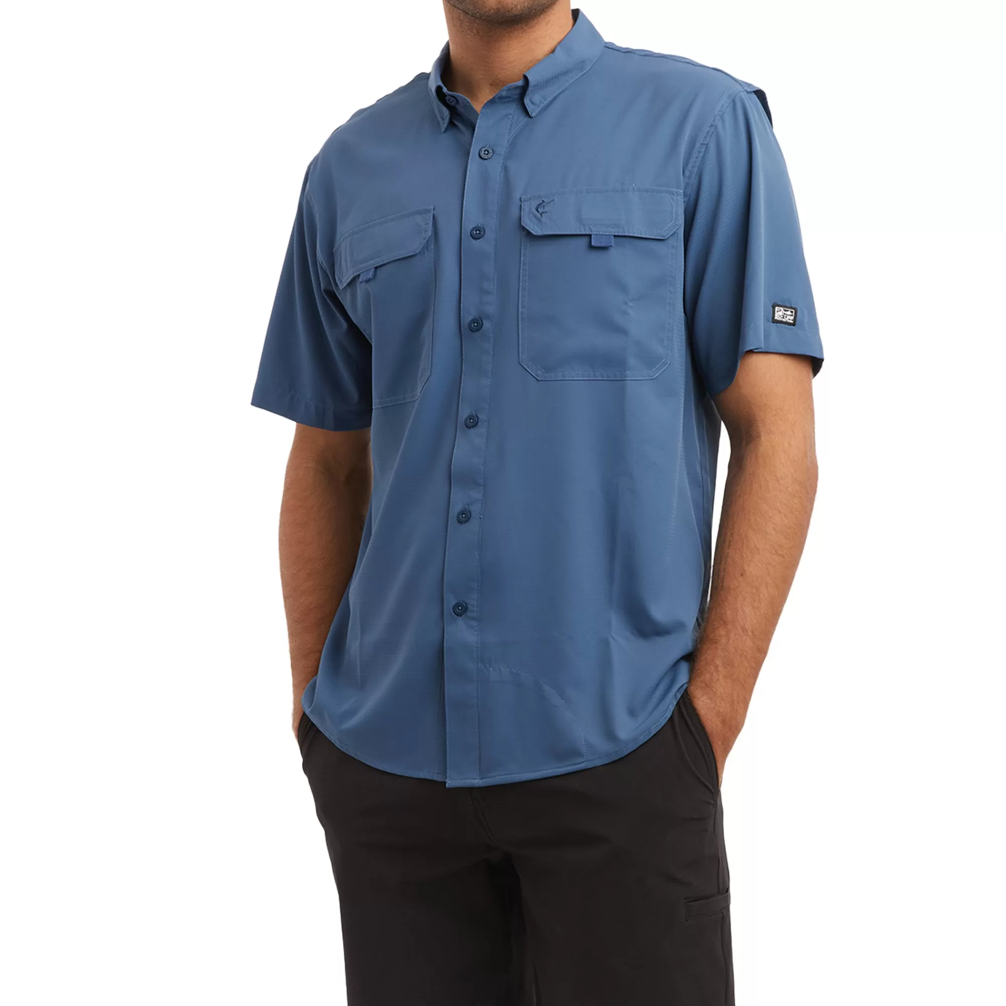 Pelagic Button-Ups>Keys Smokey Blue