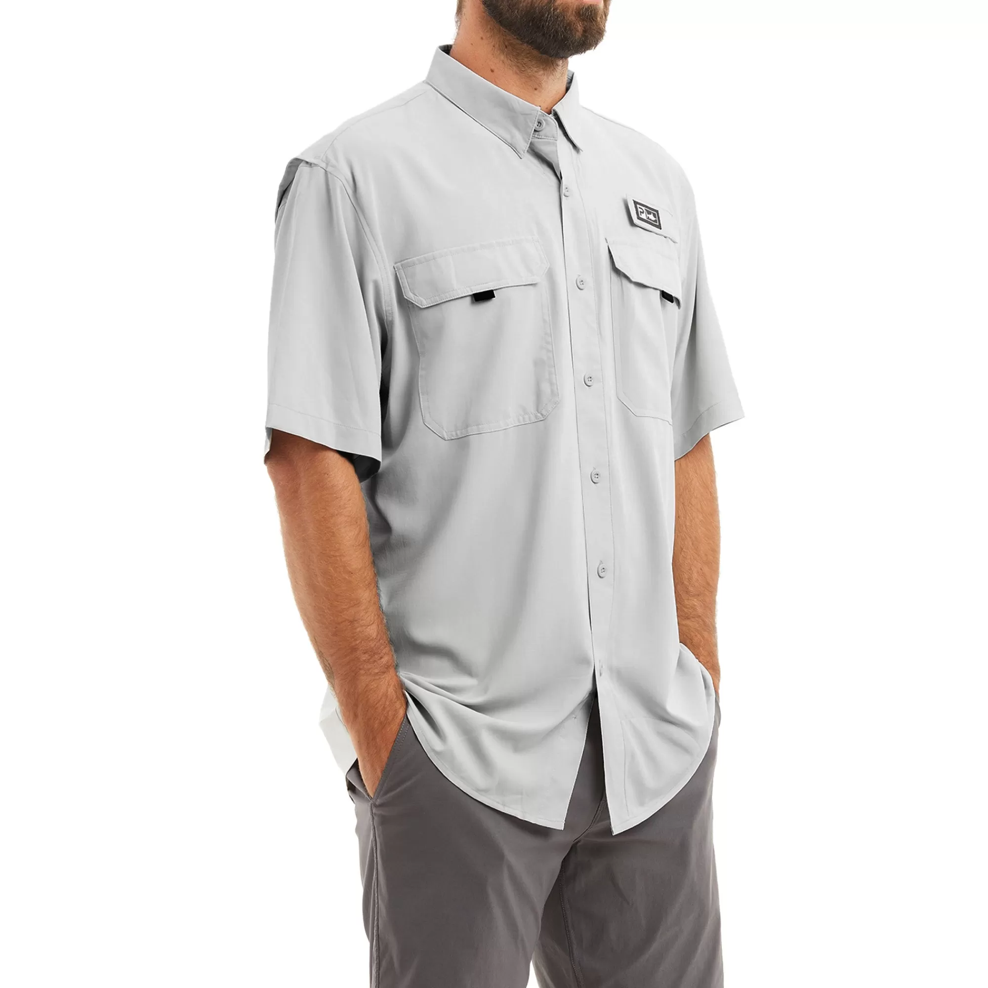 Pelagic Button-Ups>Keys Light Grey