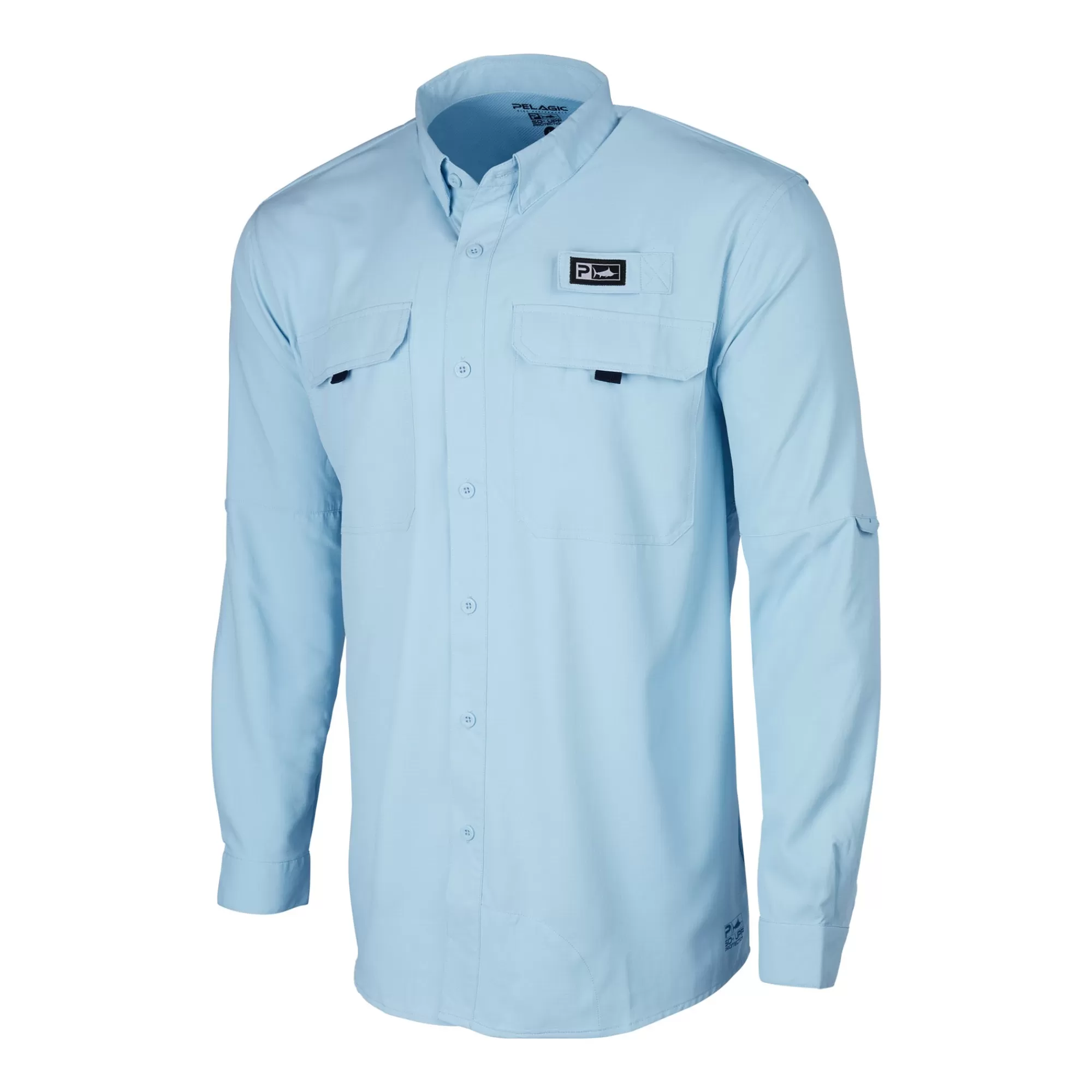 Pelagic Button-Ups>Keys Ls Light Blue