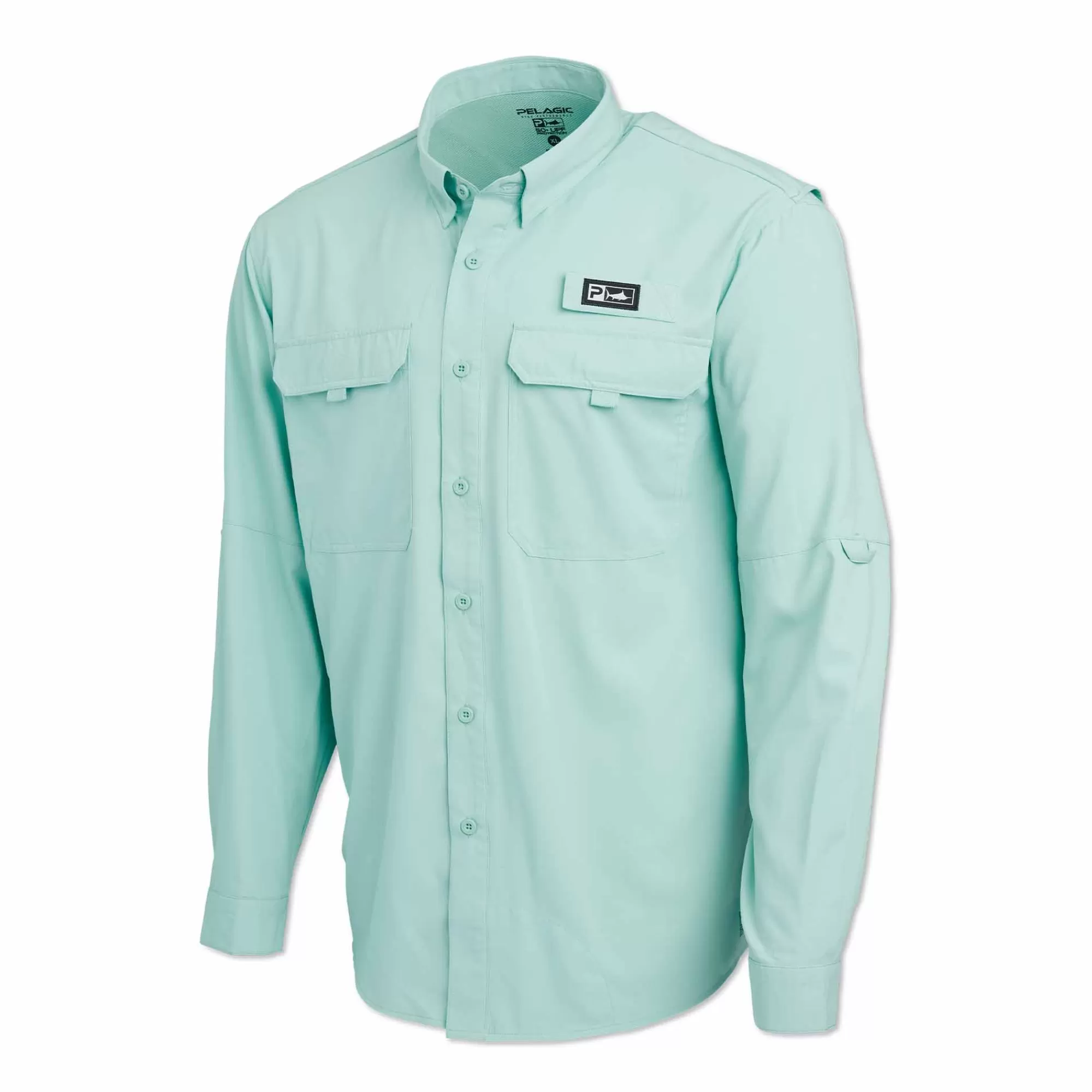 Pelagic Button-Ups>Keys Ls Turquoise