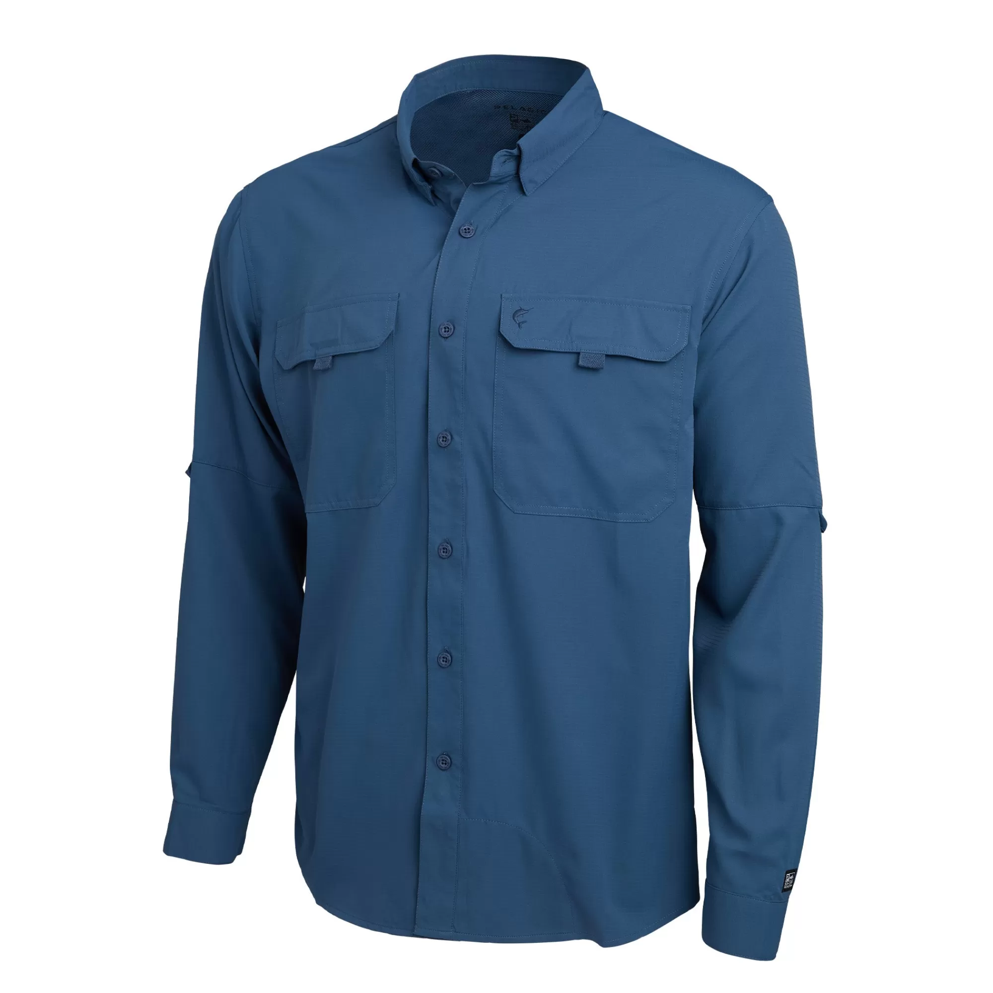 Pelagic Men's Best Sellers>Keys Ls Smokey Blue