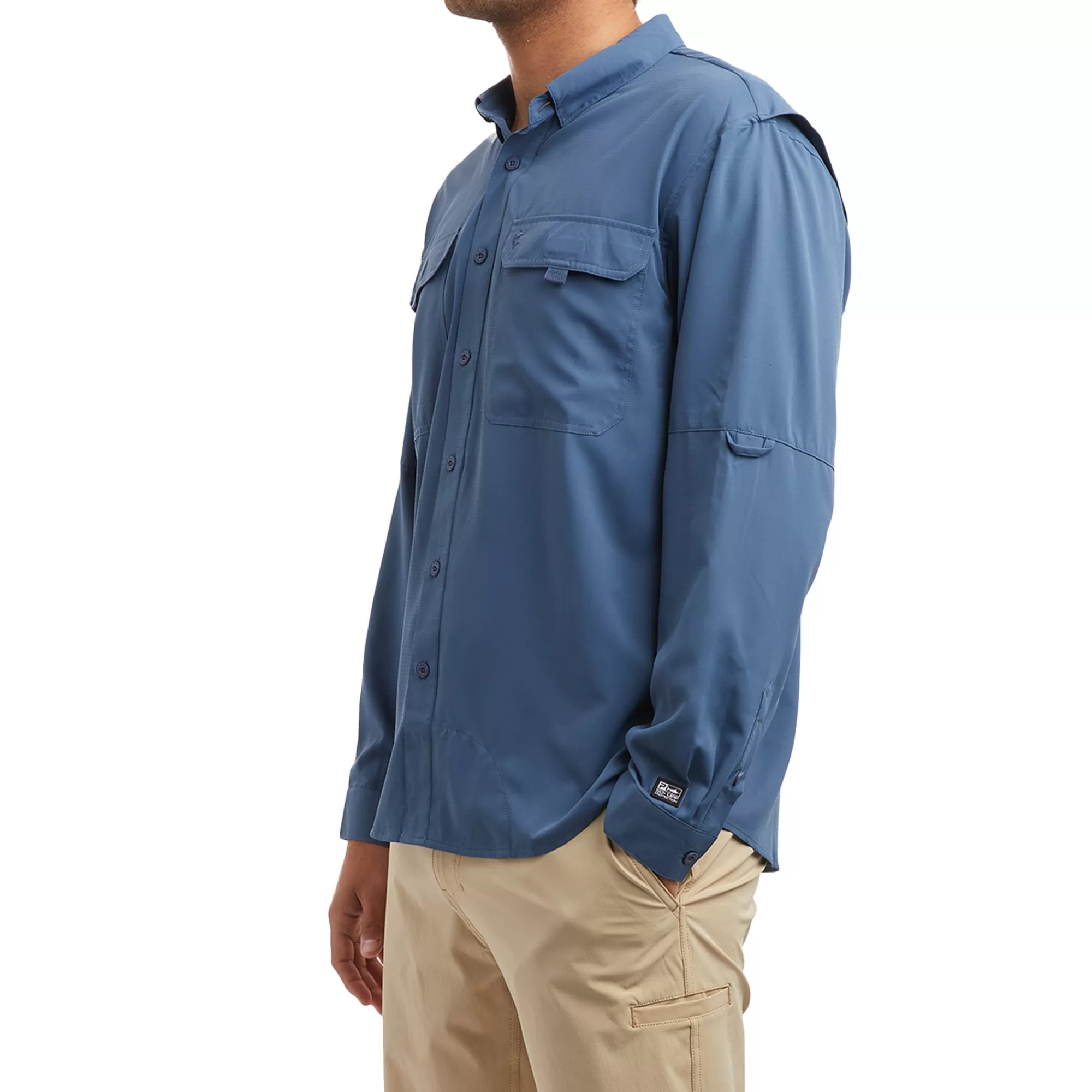 Pelagic Men's Best Sellers>Keys Ls Smokey Blue