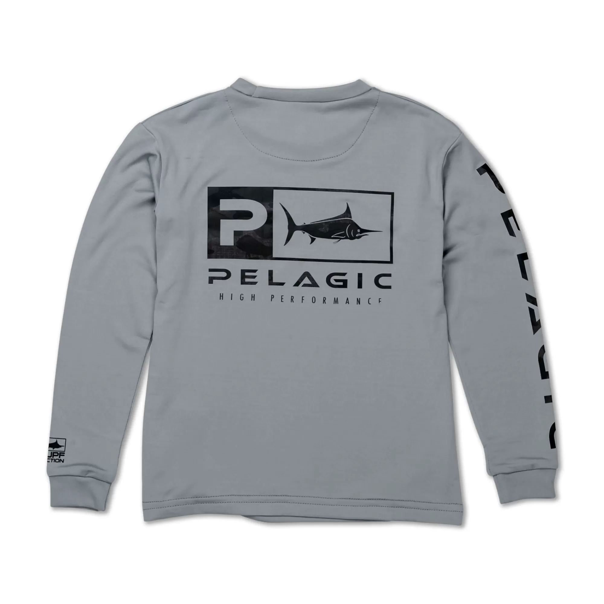 Pelagic Kids 3T - 5T>Kid's Aquatek Icon Fish Camo Black