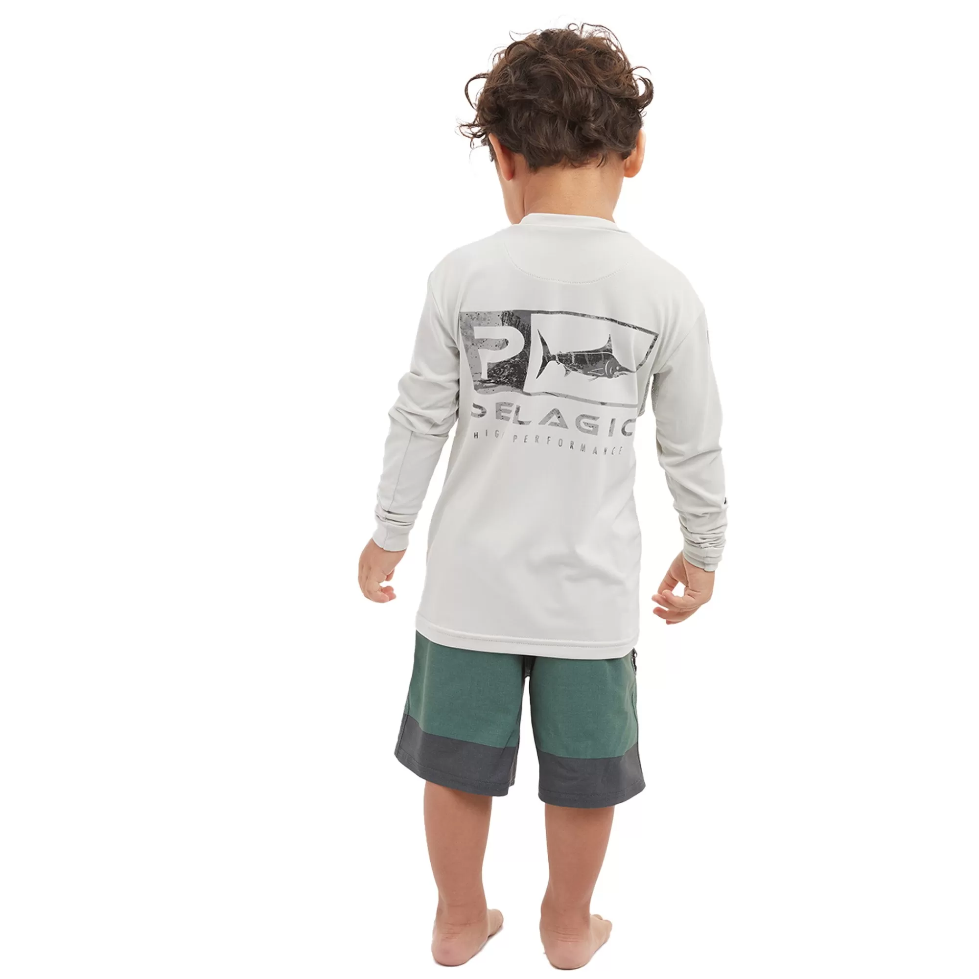 Pelagic Kids 3T - 5T>Kid's Aquatek Icon Light Grey