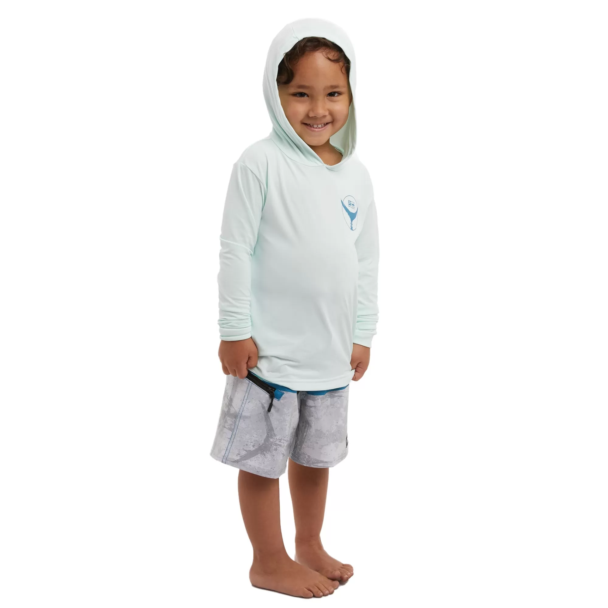 Pelagic Kids 3T - 5T>Kid's Aquatek Tails Up Sea Foam