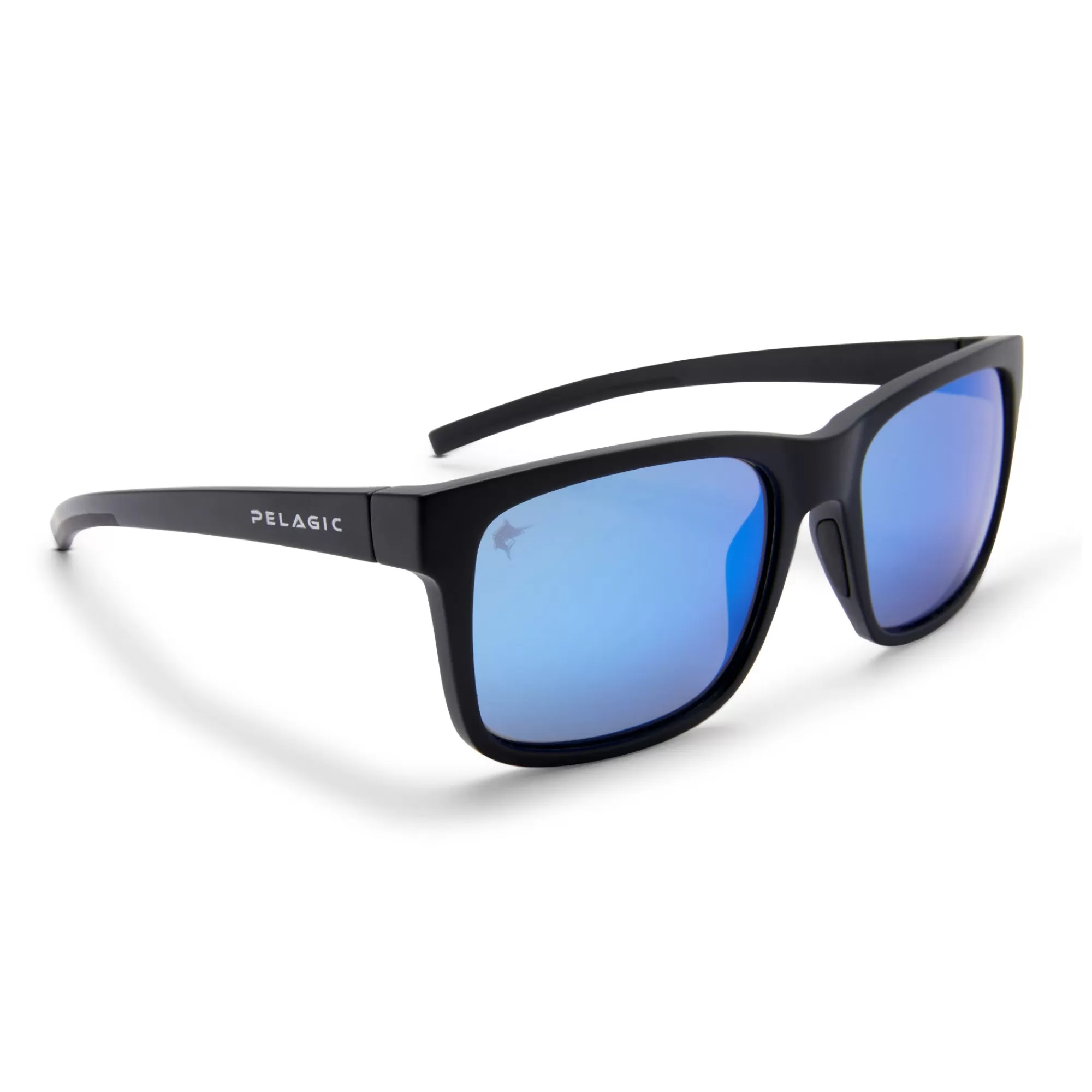 Pelagic Technology>Latitude - Polarized Mineral Glass Matte Black/Blue