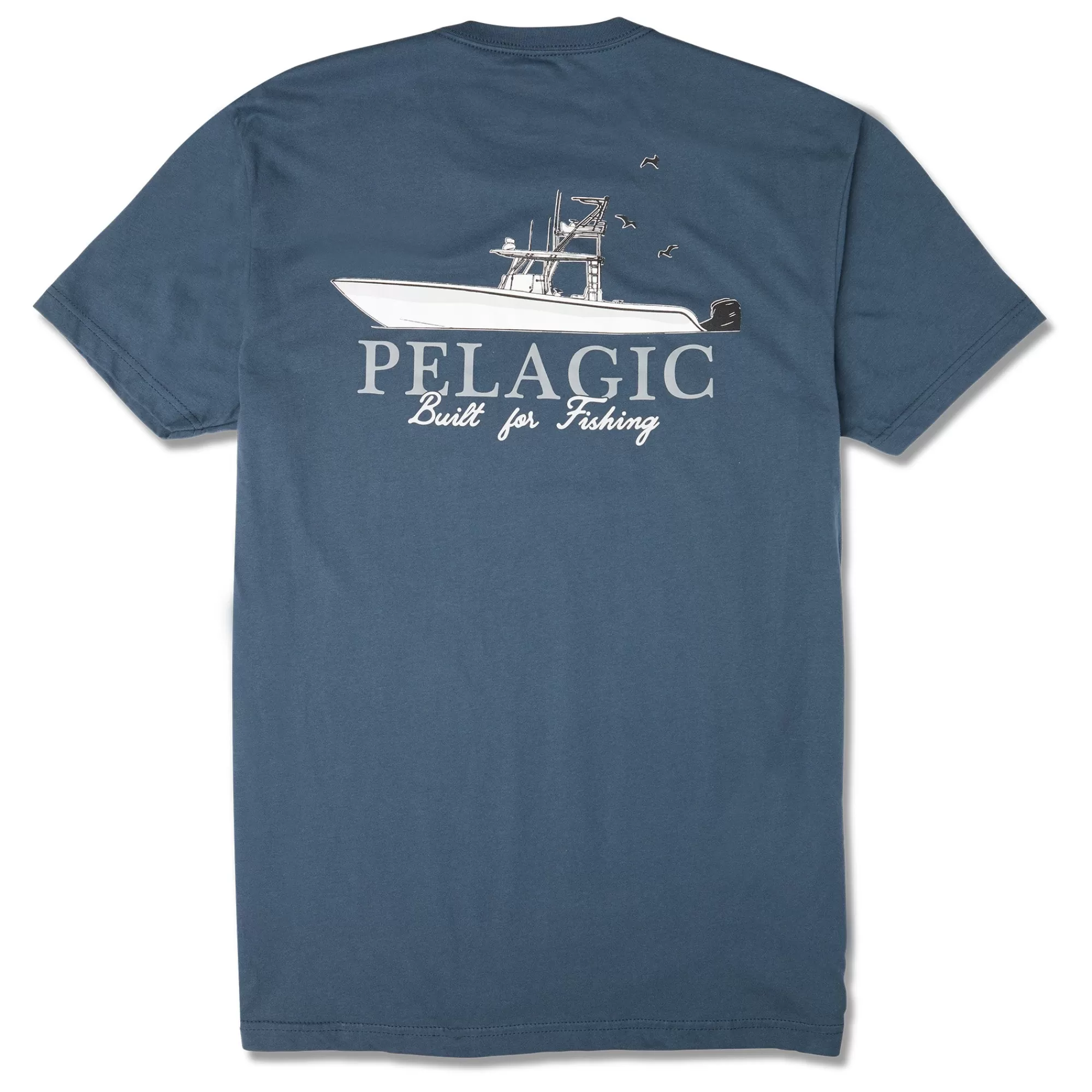 Pelagic T-Shirts & Tank Tops>Let's Go Smokey Blue