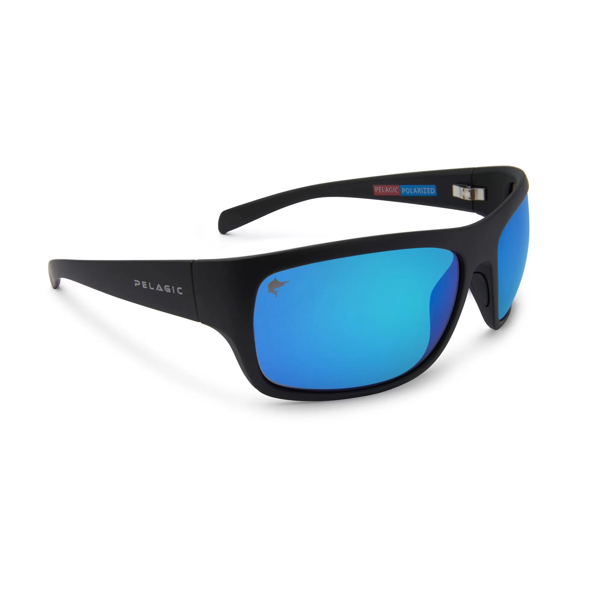 Pelagic Technology>Lighthouse - Polarized Mineral Glass Matte Black/Blue