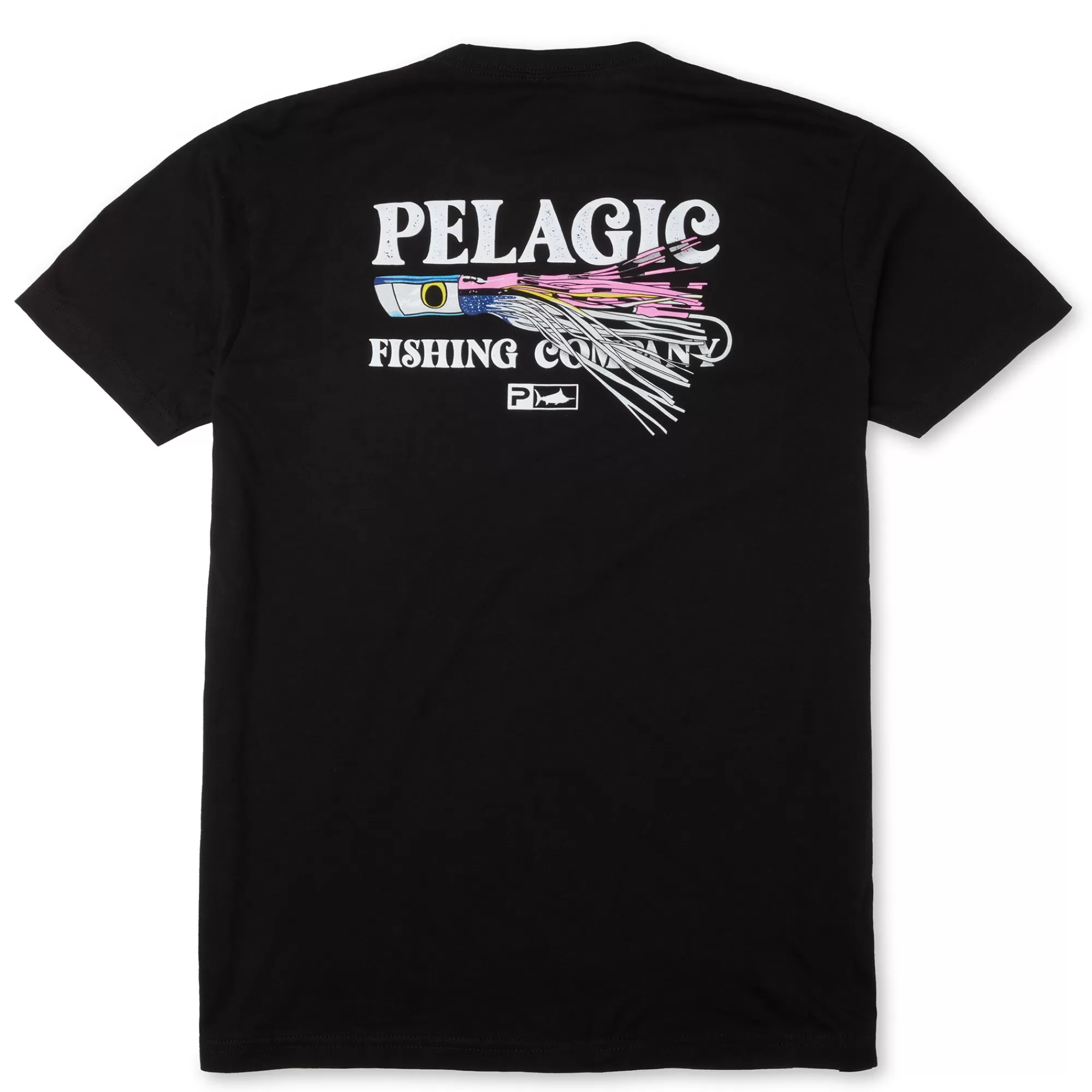 Pelagic T-Shirts & Tank Tops>Lured Black