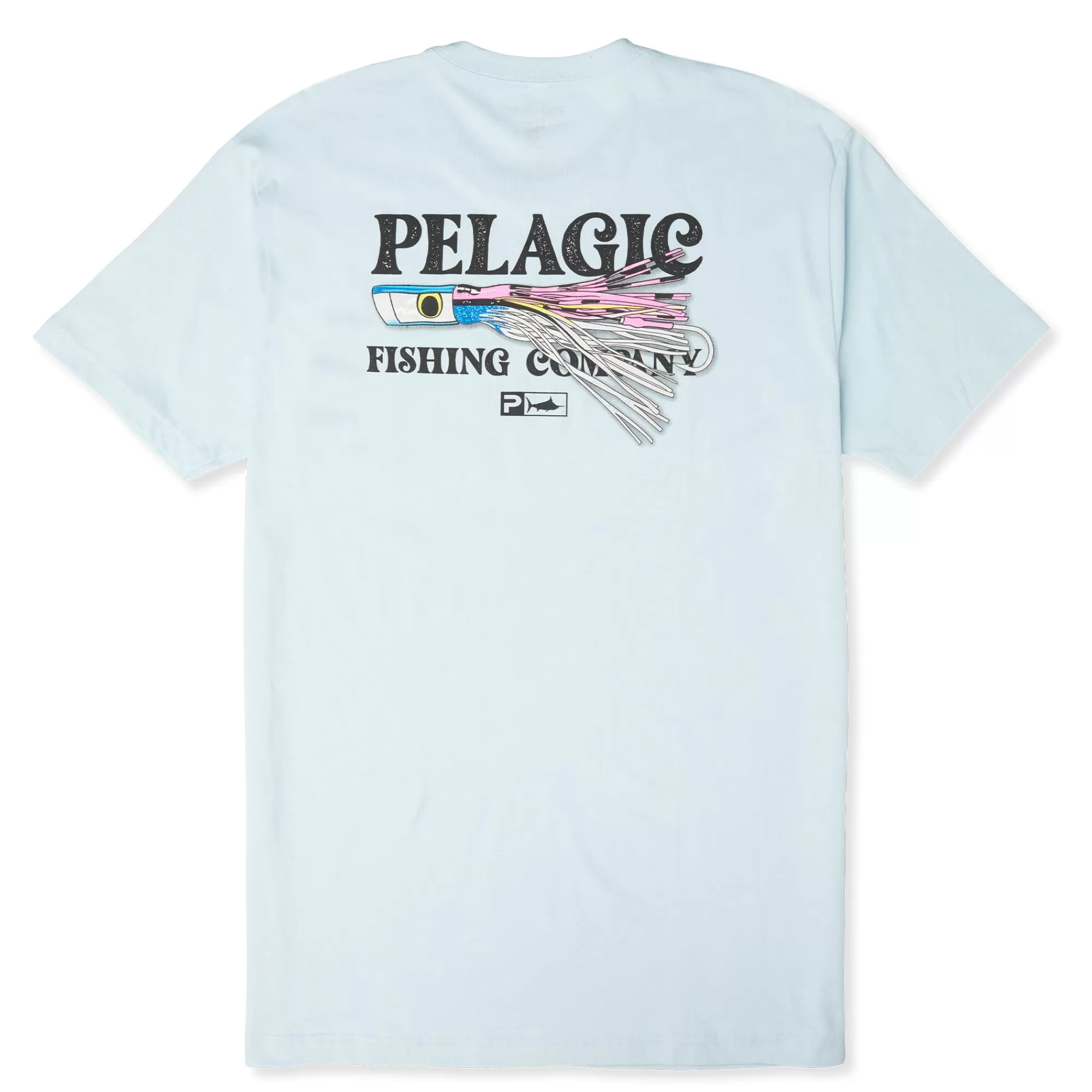 Pelagic T-Shirts & Tank Tops>Lured Light Blue