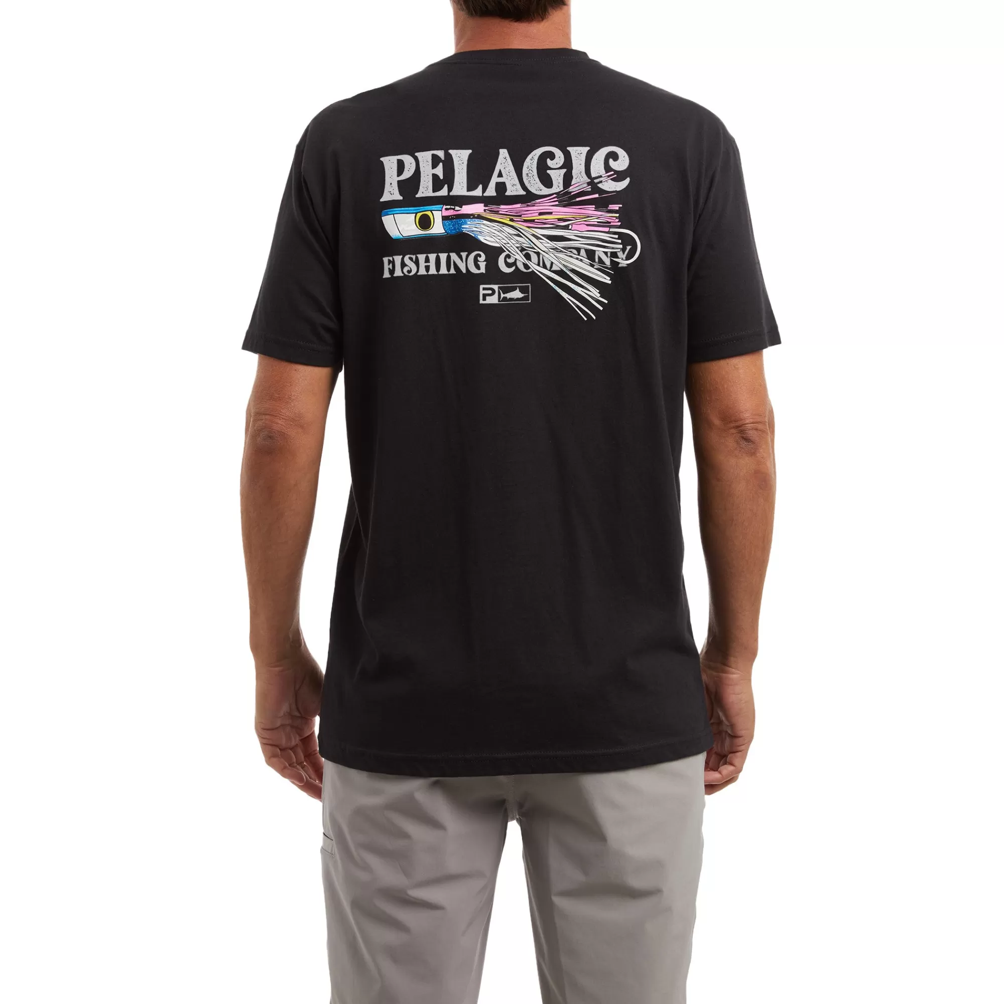 Pelagic T-Shirts & Tank Tops>Lured Black