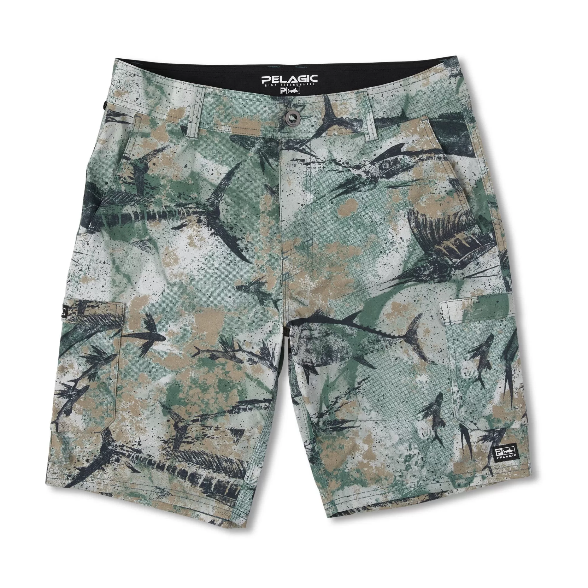 Pelagic Fishing Shorts>Madeira Cargo Green