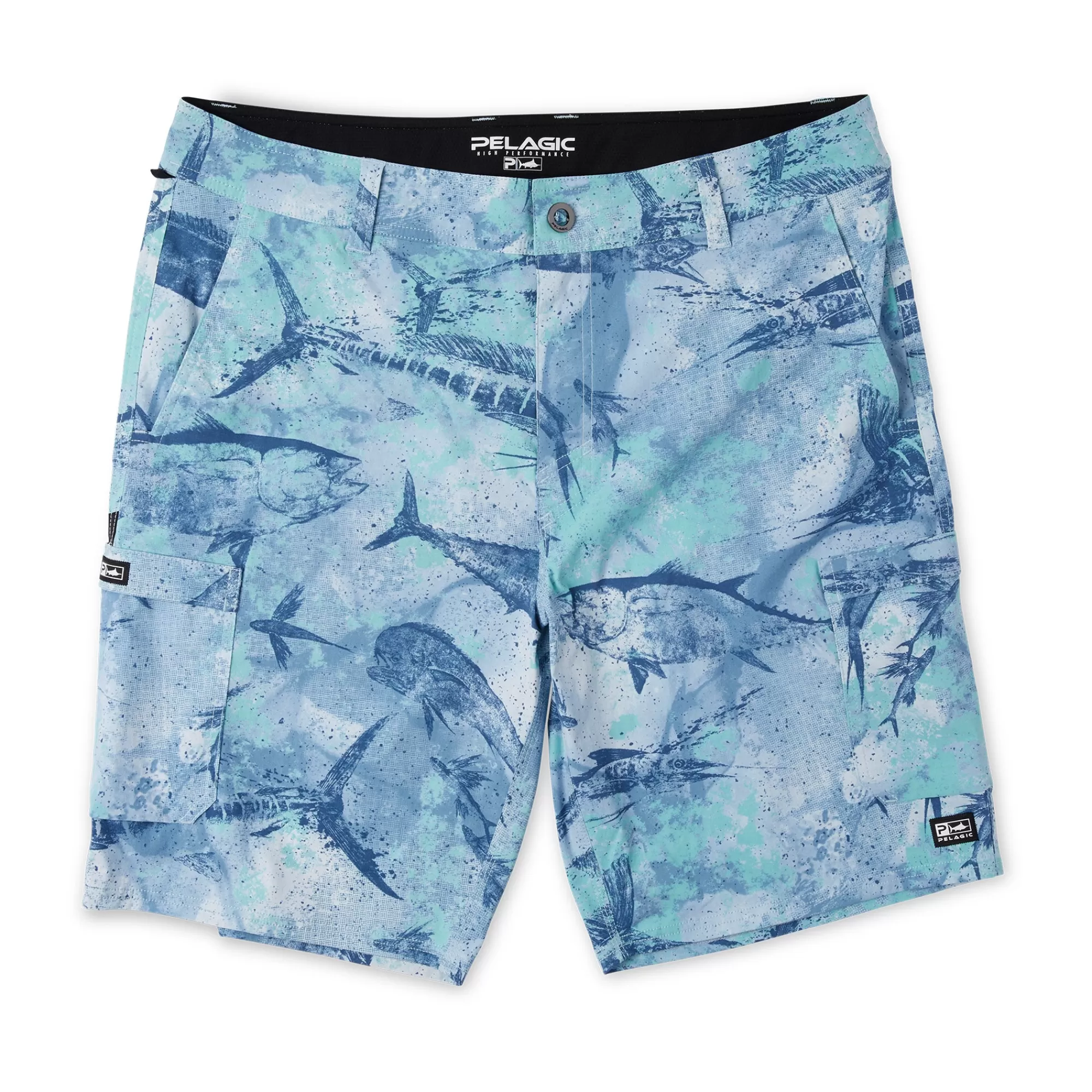 Pelagic Fishing Shorts>Madeira Cargo Blue