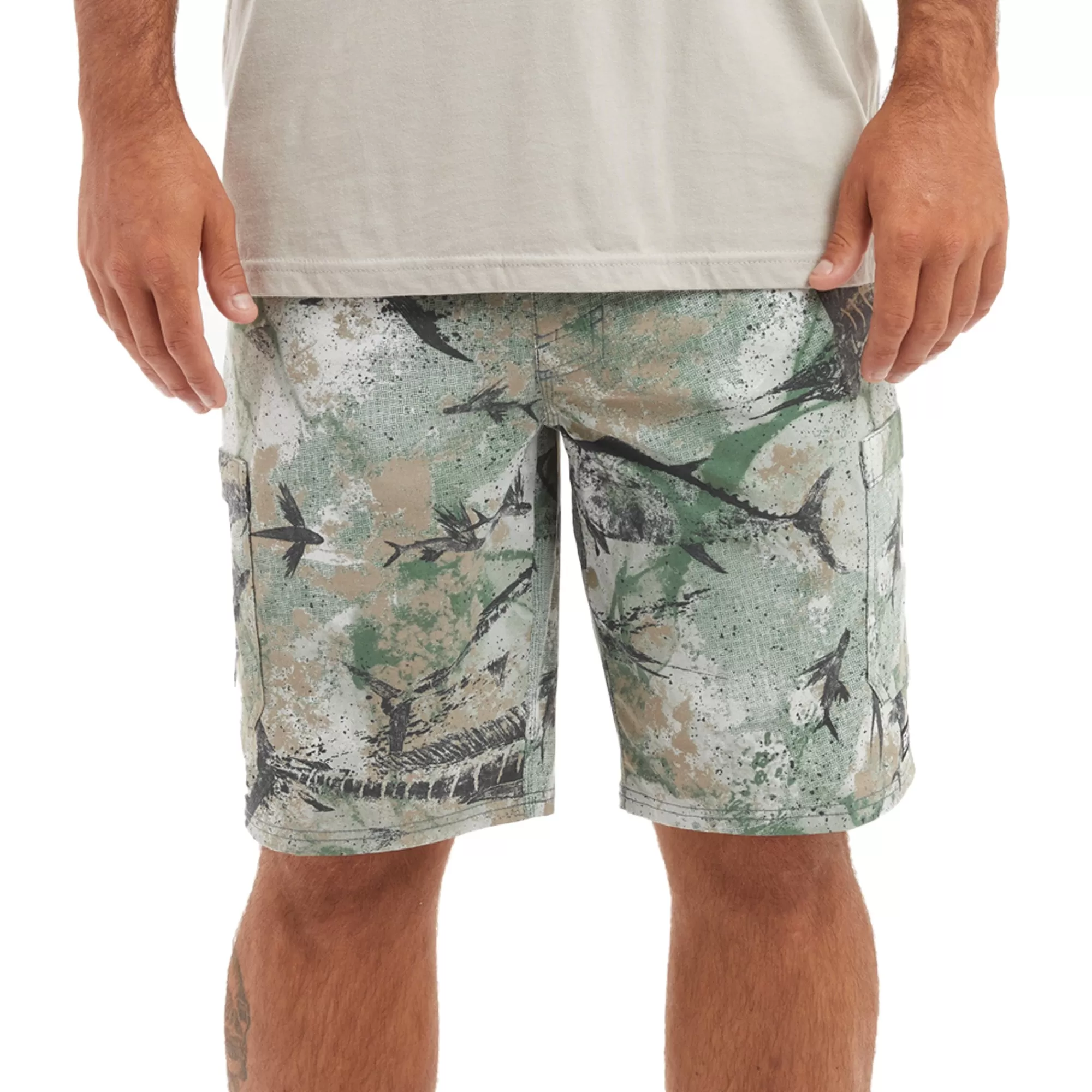 Pelagic Fishing Shorts>Madeira Cargo Green