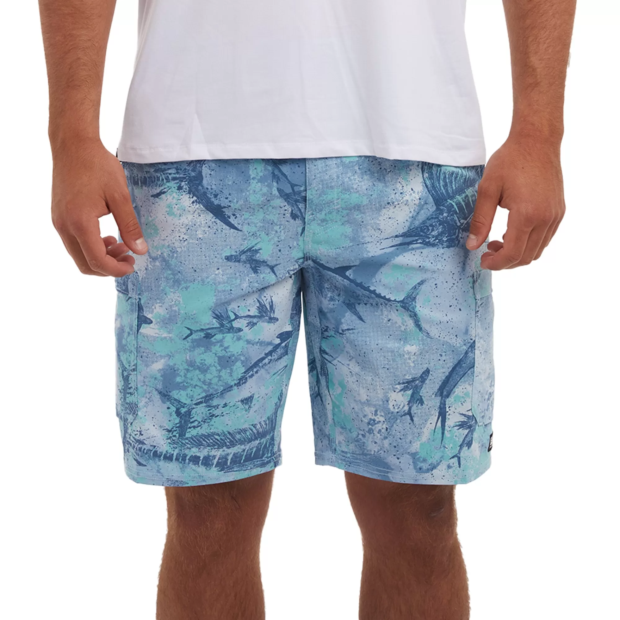 Pelagic Fishing Shorts>Madeira Cargo Blue