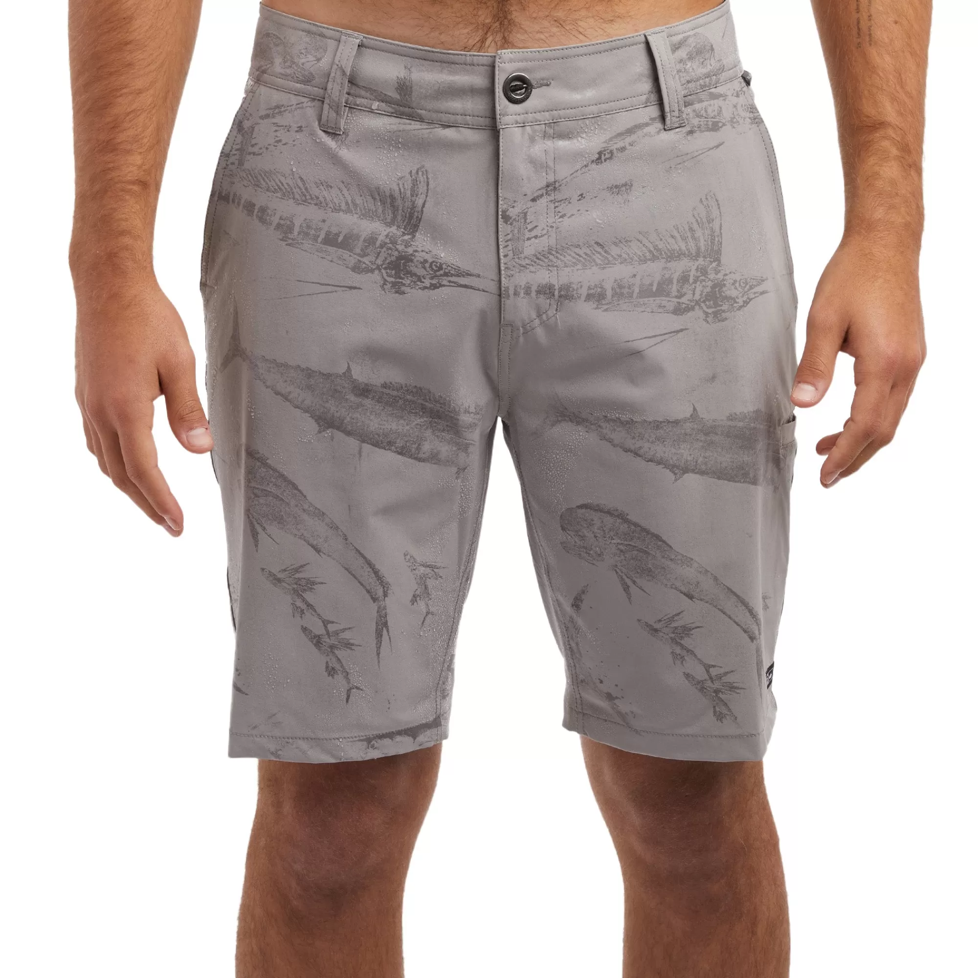 Pelagic Fishing Shorts>Mako Deep Sea Grey