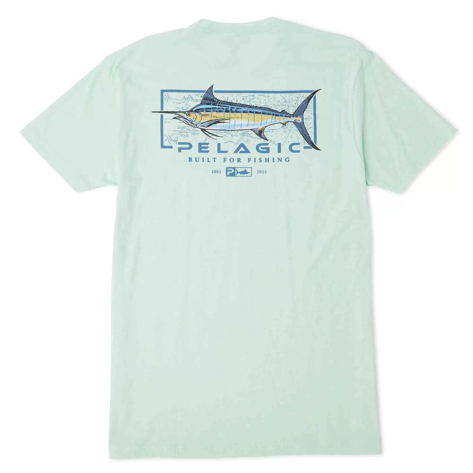 Pelagic T-Shirts & Tank Tops>Marlin Mind Mint