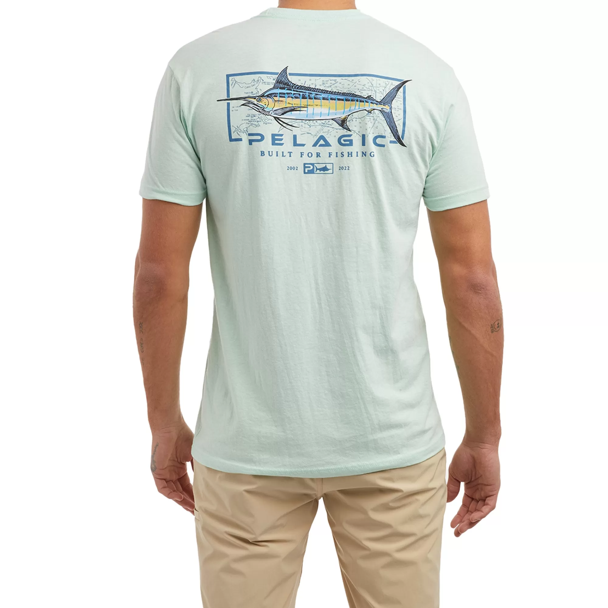 Pelagic T-Shirts & Tank Tops>Marlin Mind Mint