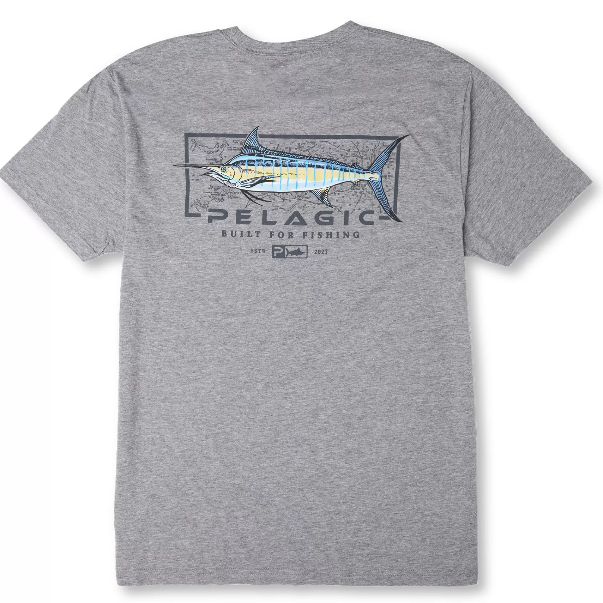 Pelagic T-Shirts & Tank Tops>Marlin Minds Premium Heather