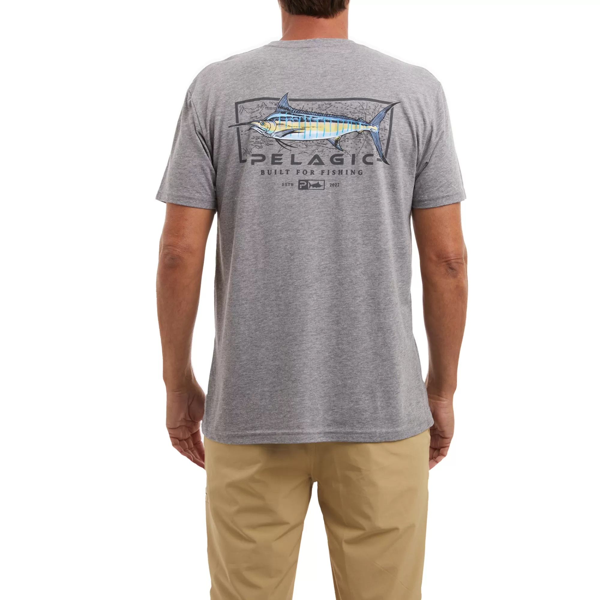 Pelagic T-Shirts & Tank Tops>Marlin Minds Premium Heather