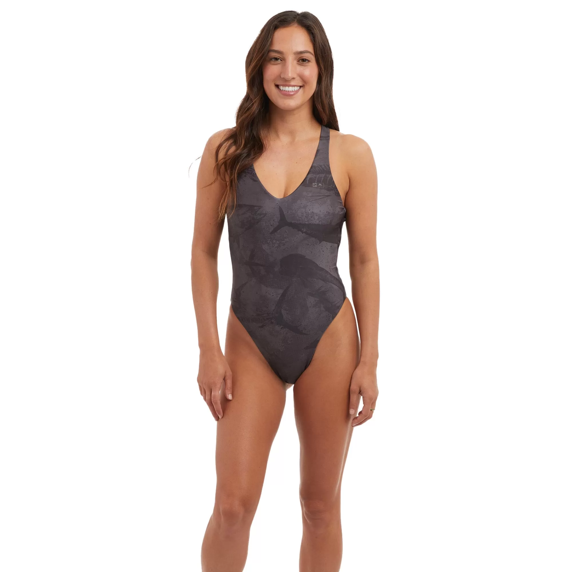 Pelagic Swimwear>Naples Reversible Black / Charcoal