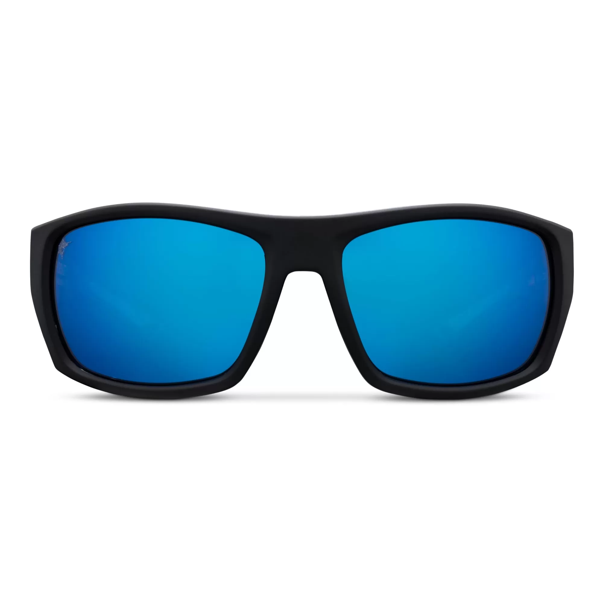 Pelagic Technology>Pursuit - Polarized Mineral Glass Matte Black - Blue Mirror