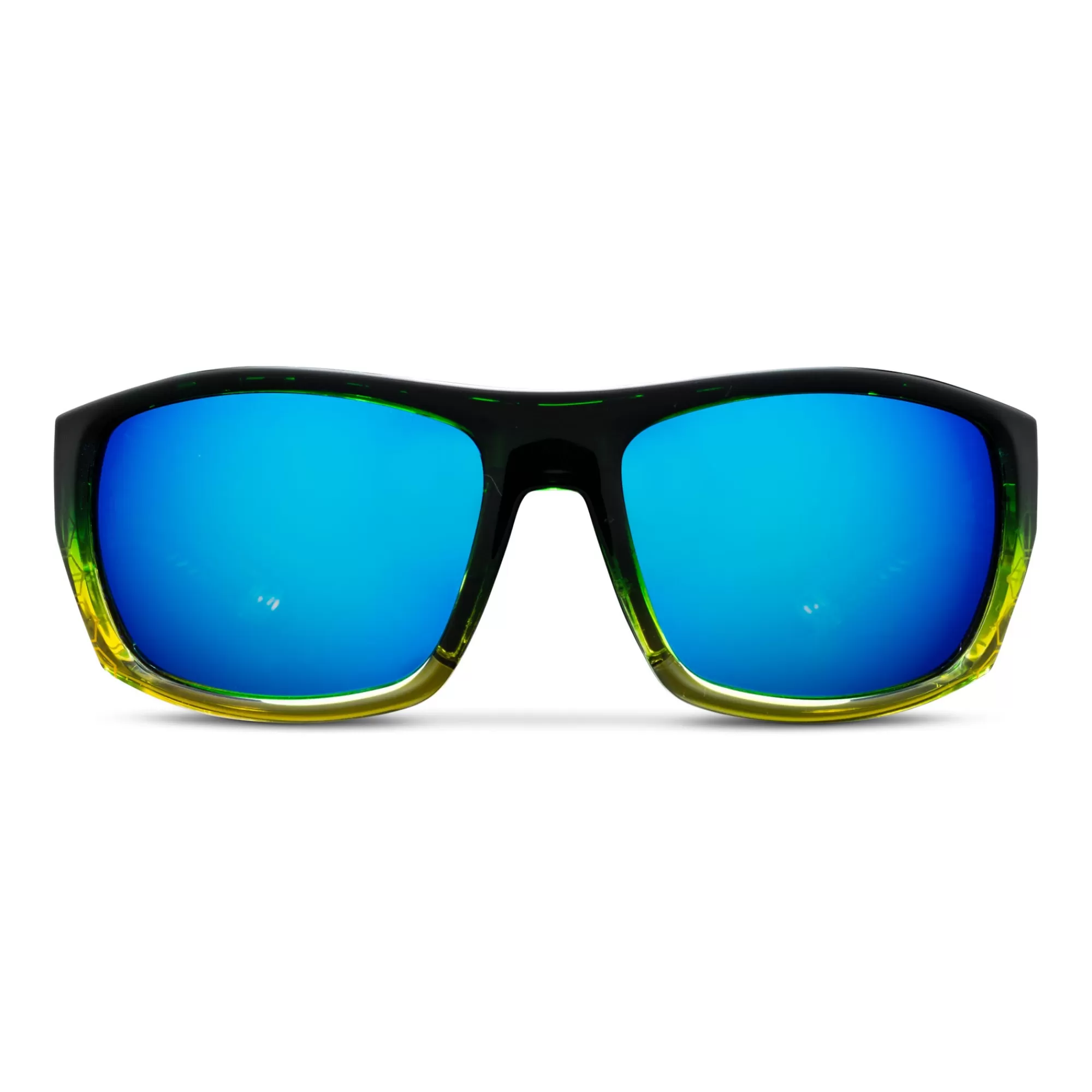 Pelagic Poly Polarized Lenses>Pursuit - Polarized Poly Lens Green Dorado - Blue Mirror