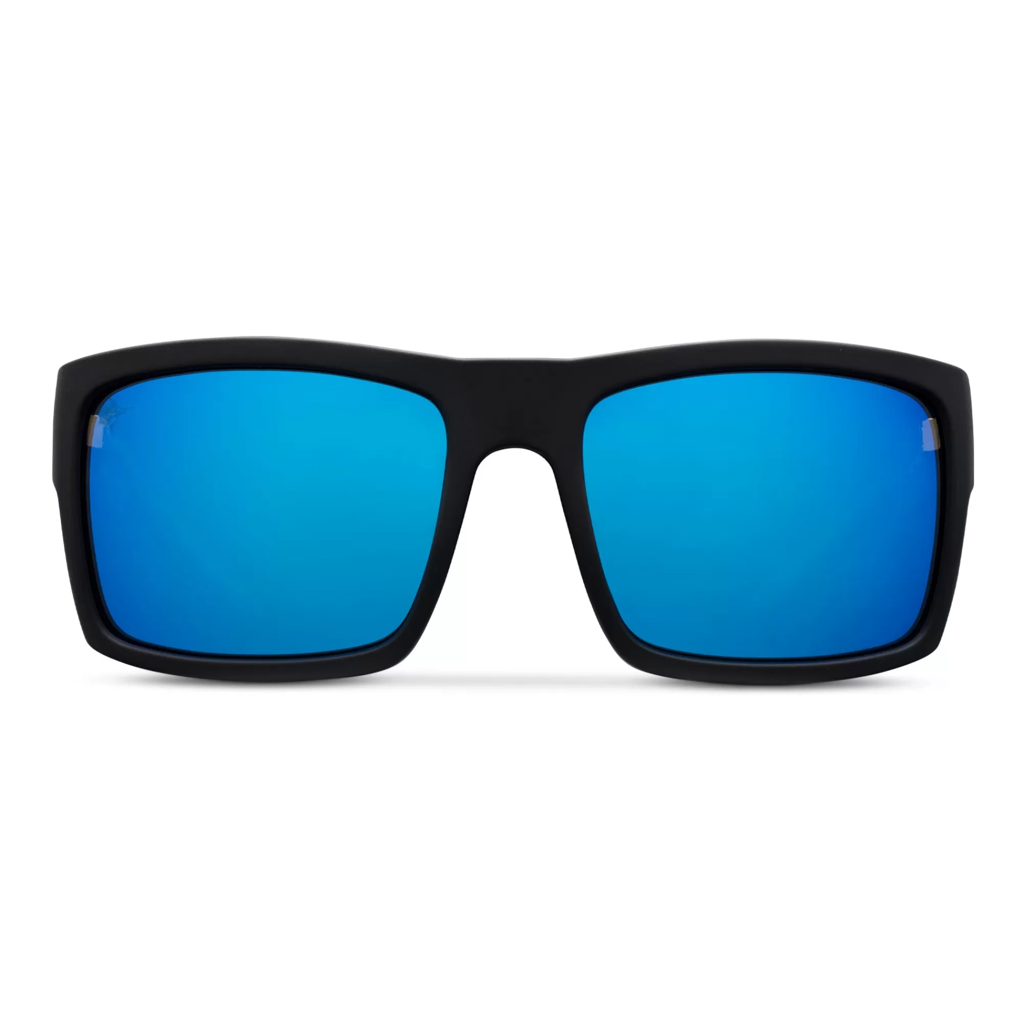 Pelagic Technology>Shark Bite - Polarized Mineral Glass Matte Black - Blue Mirror