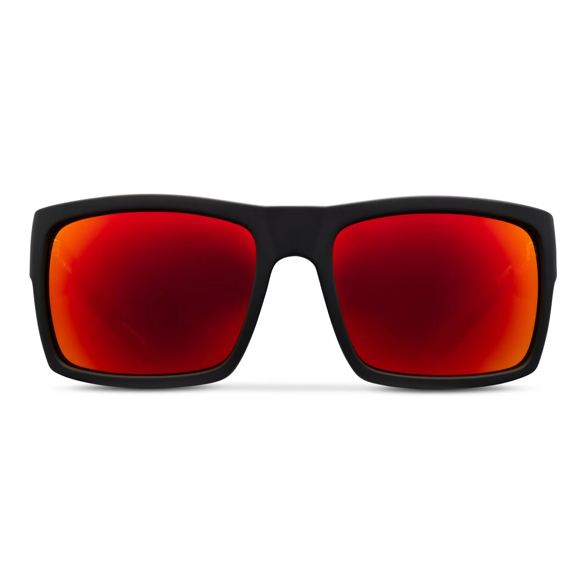 Pelagic Best Selling Sunglasses>Shark Bite - Polarized Poly Lens Matte Black - Sunrise