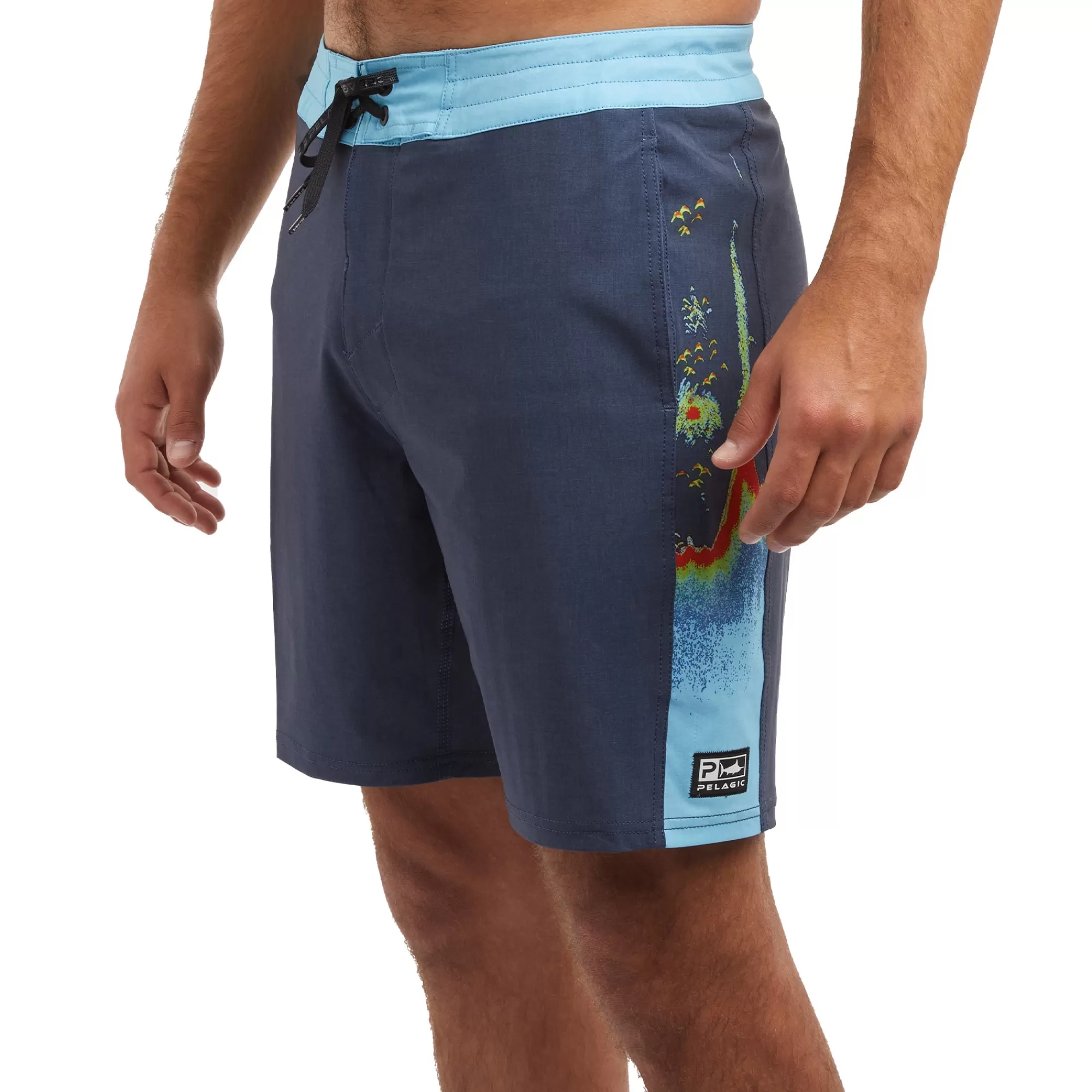 Pelagic Fishing Shorts>Side Scanner Navy