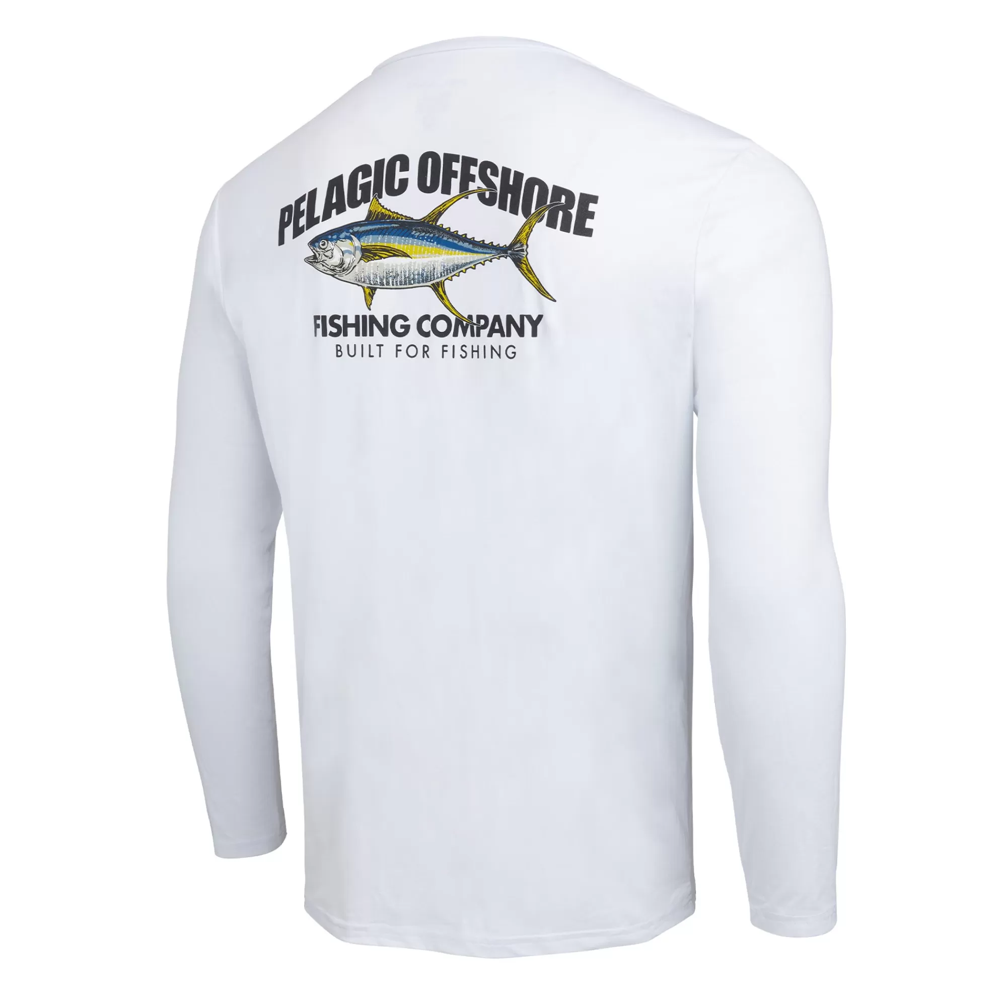 Pelagic T-Shirts & Tank Tops>Stratos Offshore Co. Ls White