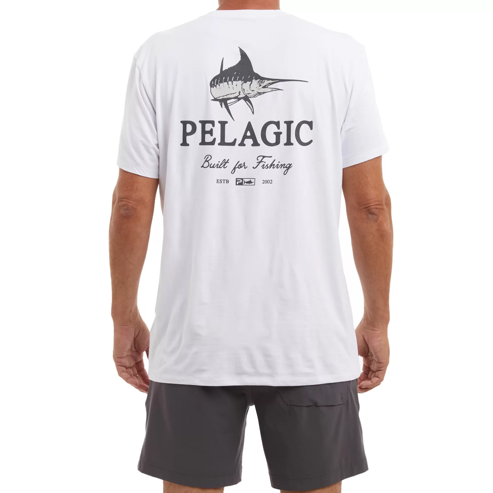 Pelagic T-Shirts & Tank Tops>Stratos Turner White