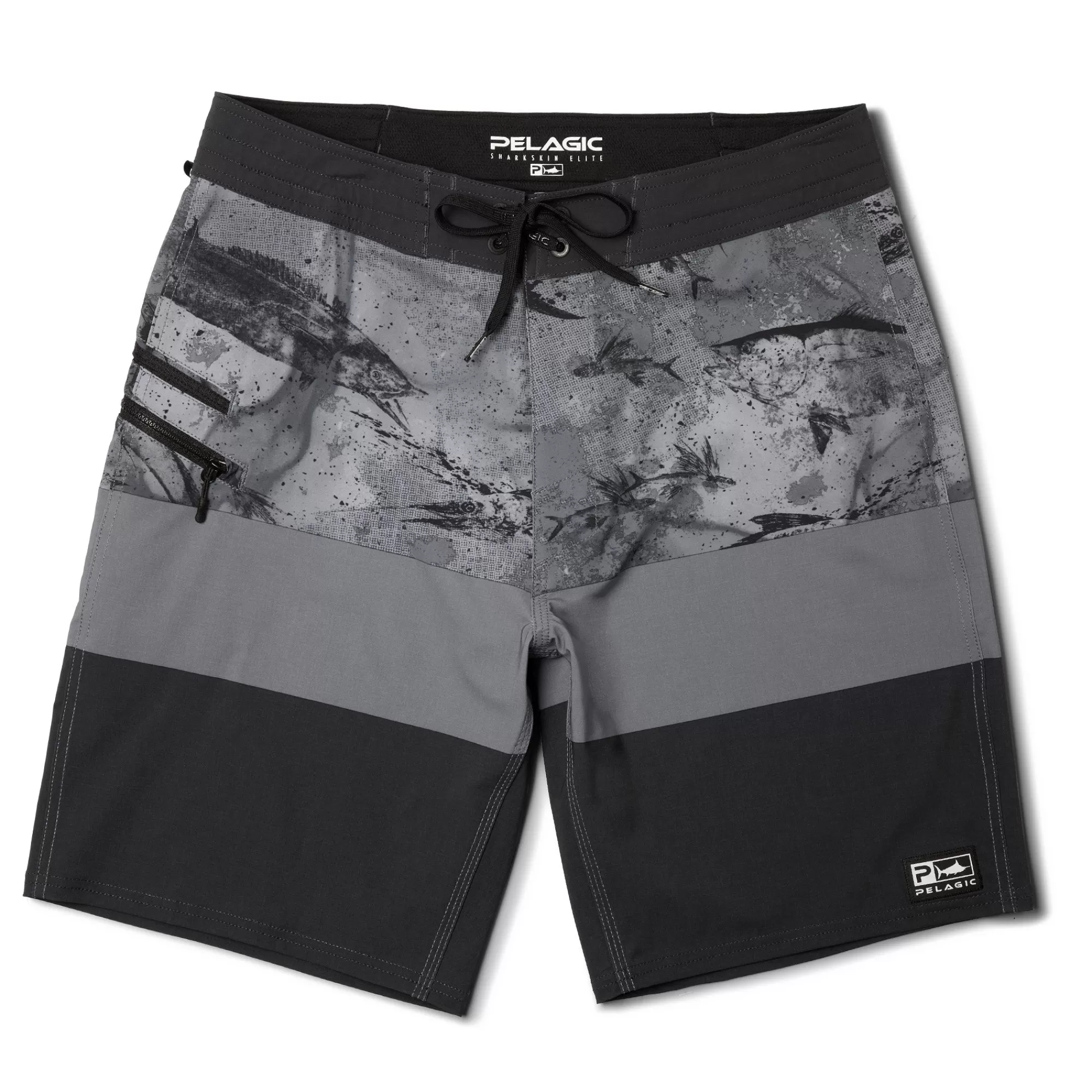 Pelagic Fishing Shorts>Strike Black