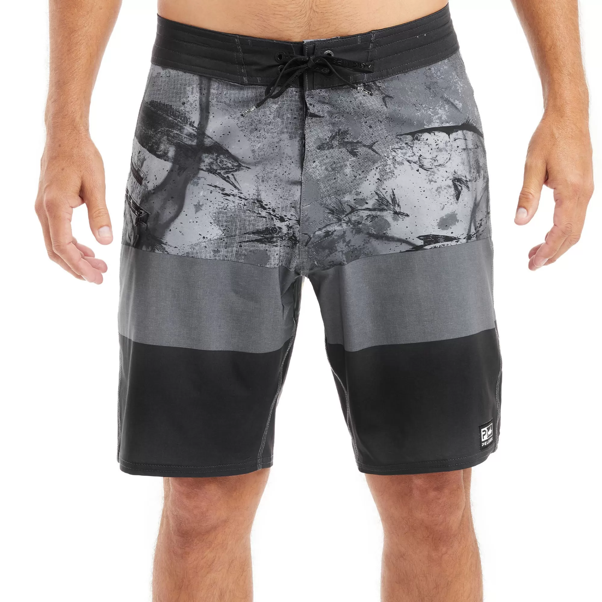 Pelagic Fishing Shorts>Strike Black