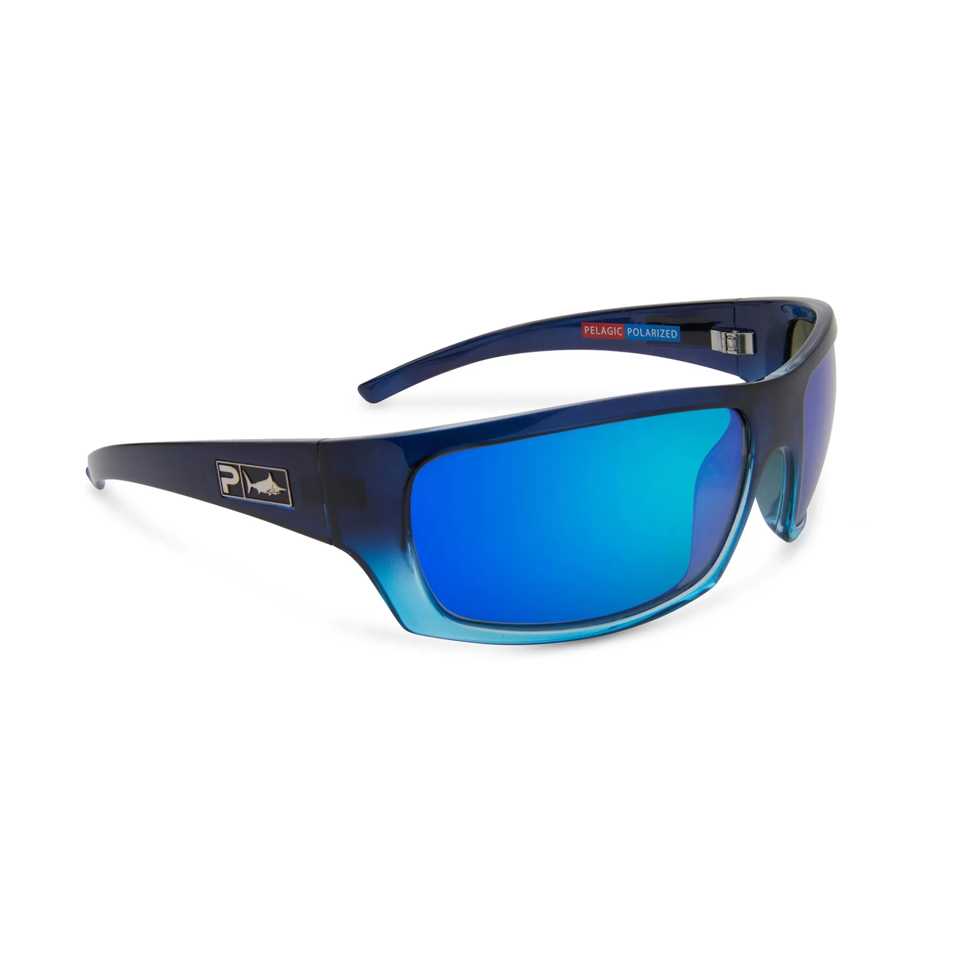 Pelagic Glass Polarized Lenses>The Mack - Polarized Mineral Glass Blue Fade/Blue