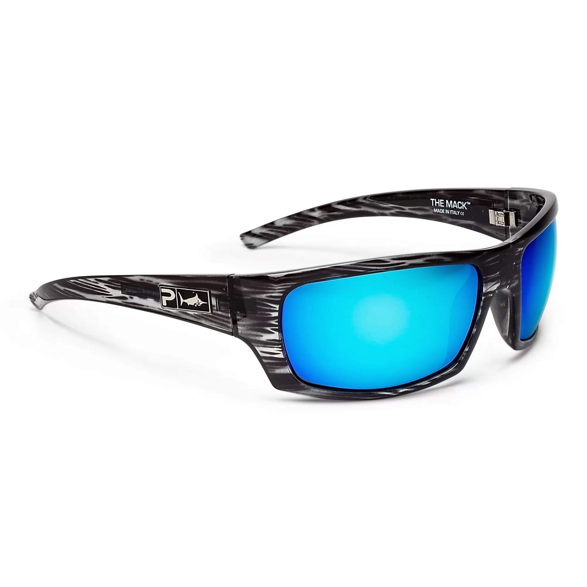 Pelagic Technology>The Mack - Polarized Poly Lens Silverwood - Blue Mirror